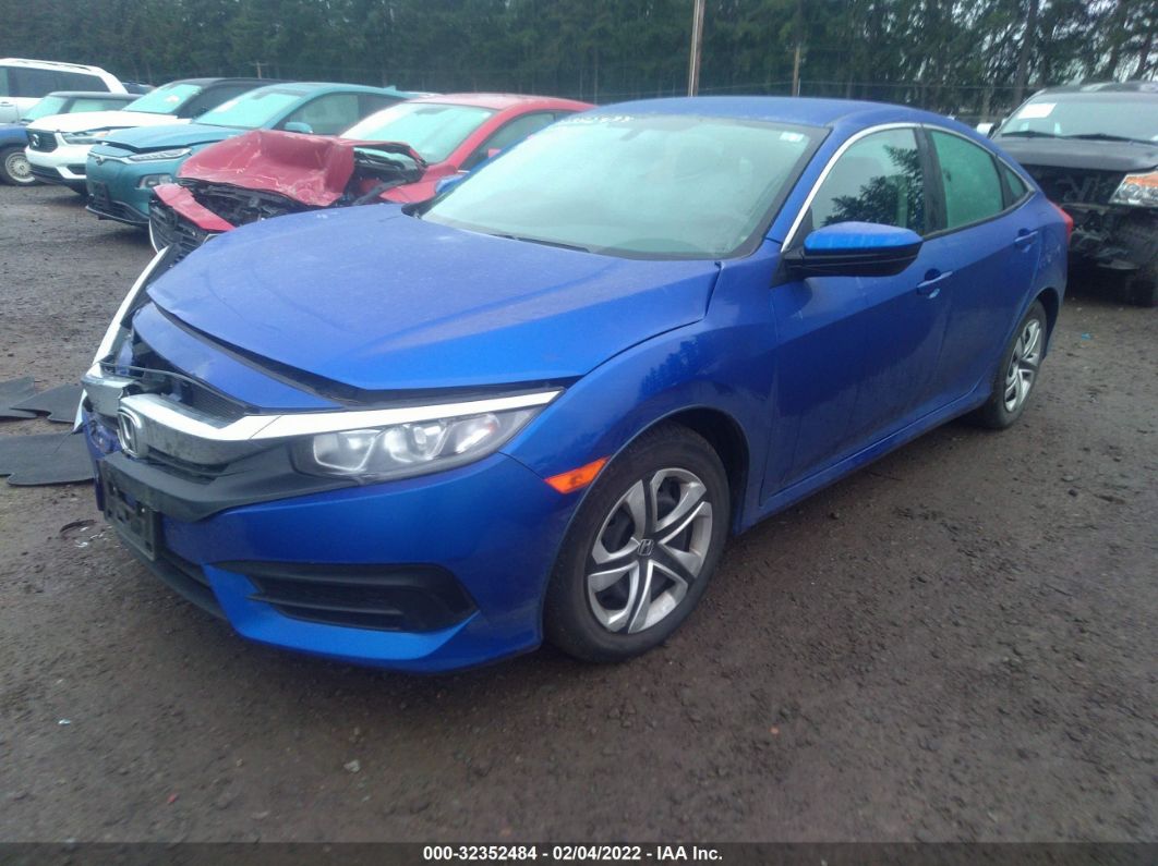 2017 Honda Civic Sedan Lx Blue vin: 2HGFC2F52HH537123