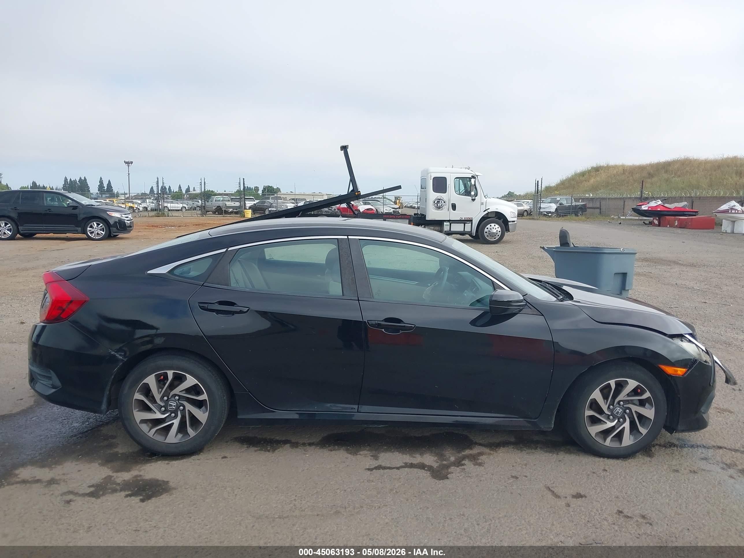 2016 Honda Civic Lx Black vin: 2HGFC2F53GH524492