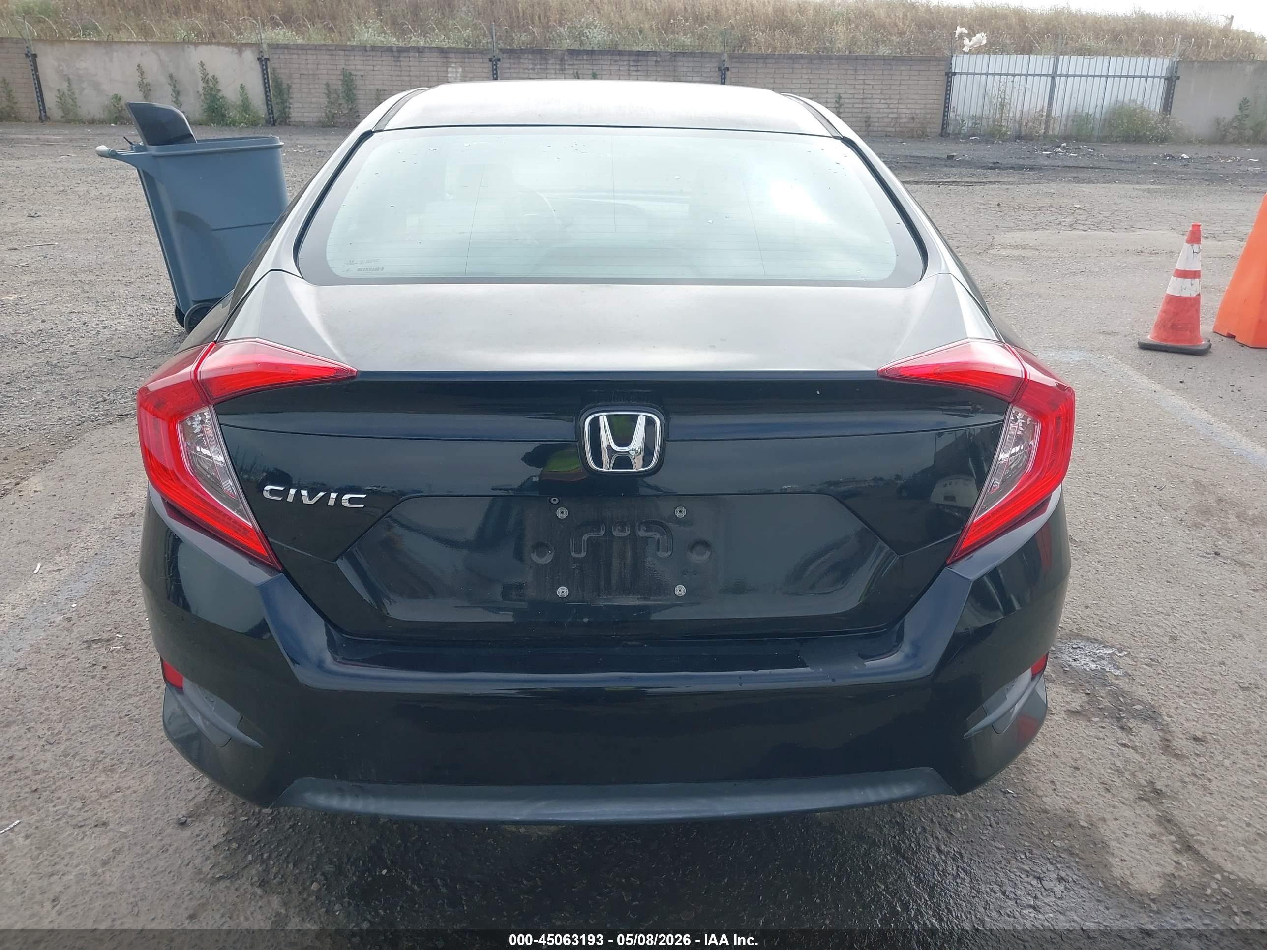 2016 Honda Civic Lx Black vin: 2HGFC2F53GH524492