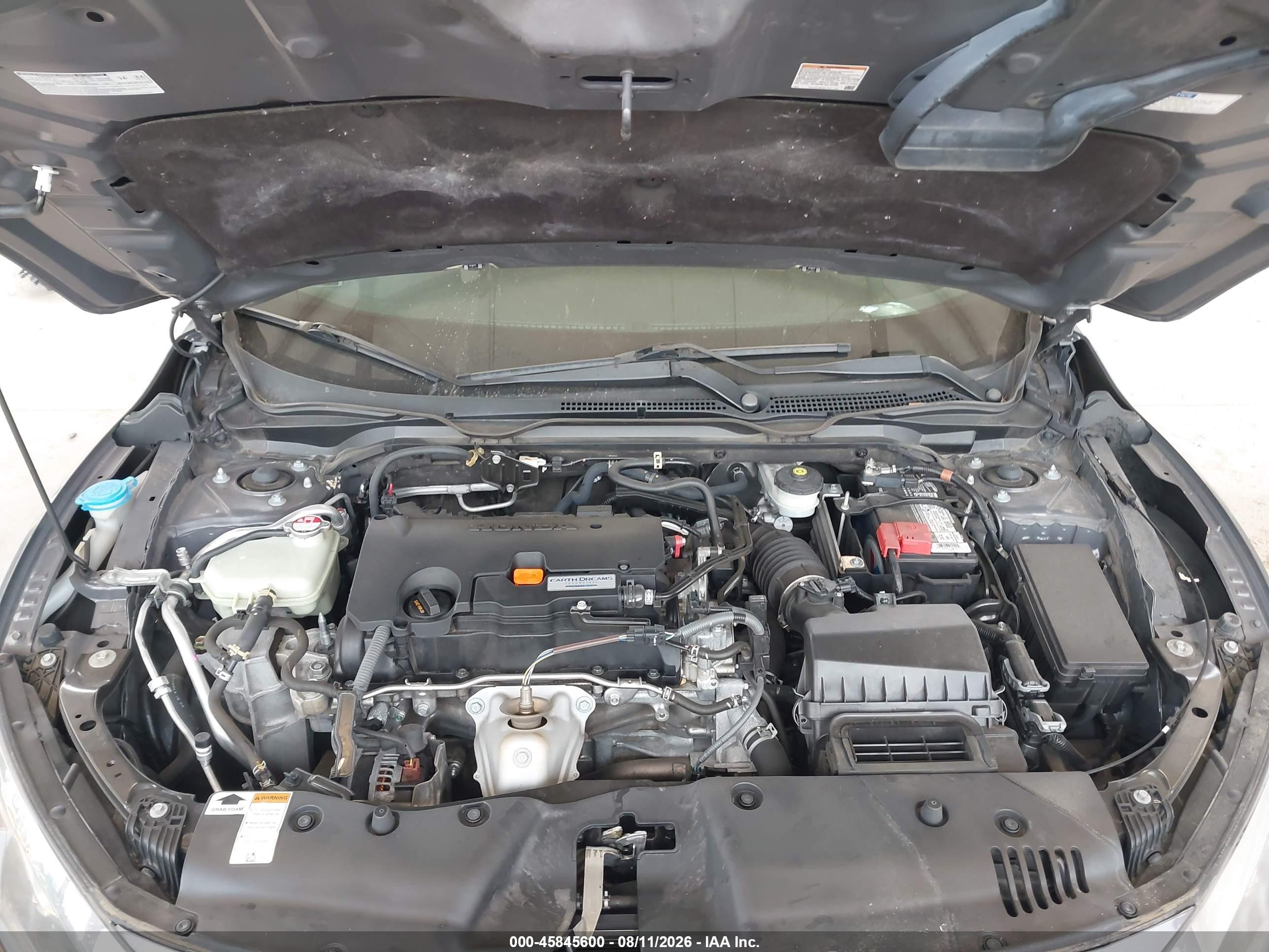 2017 Honda Civic Lx Gray vin: 2HGFC2F53HH509959