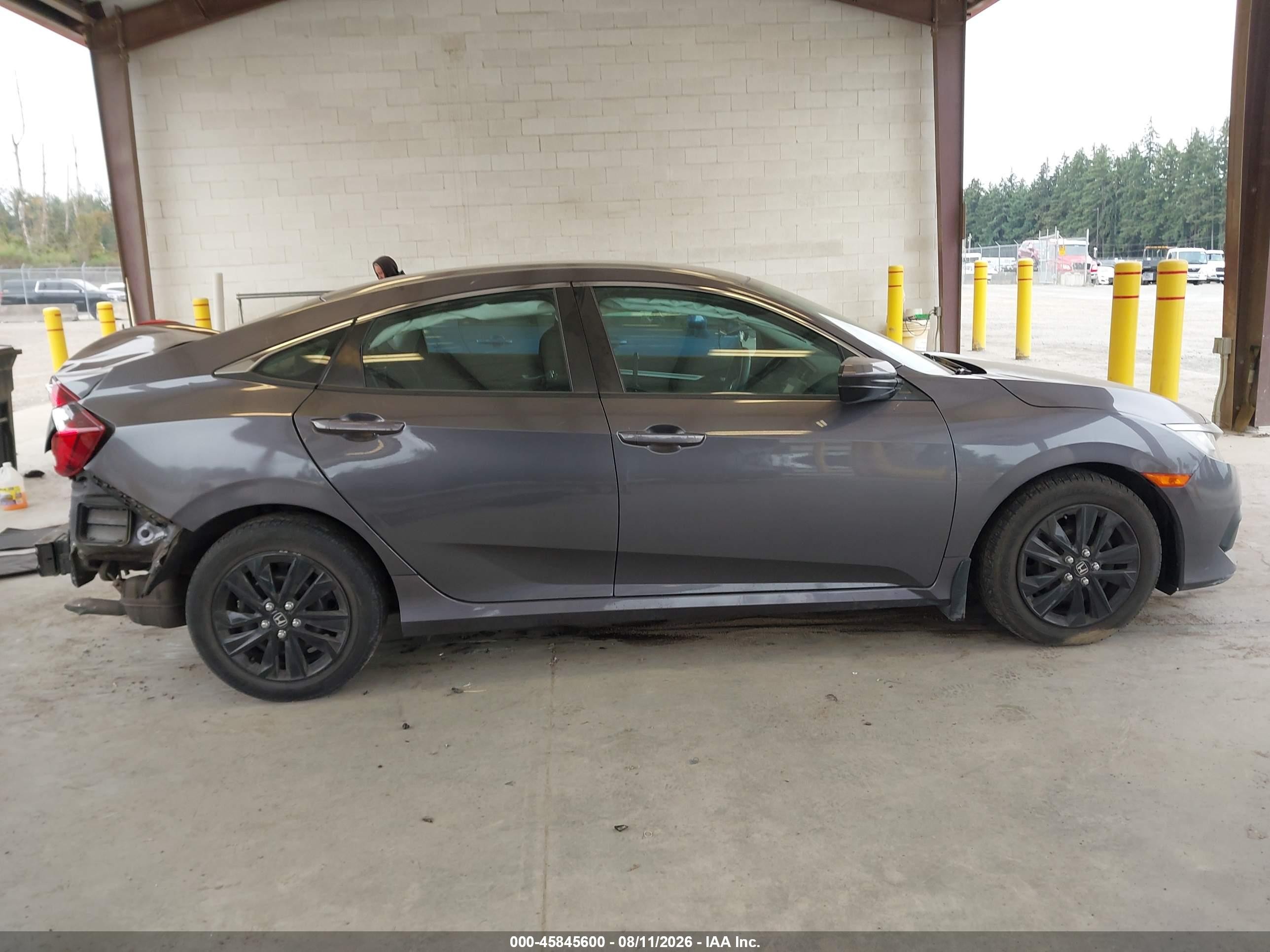 2017 Honda Civic Lx Gray vin: 2HGFC2F53HH509959