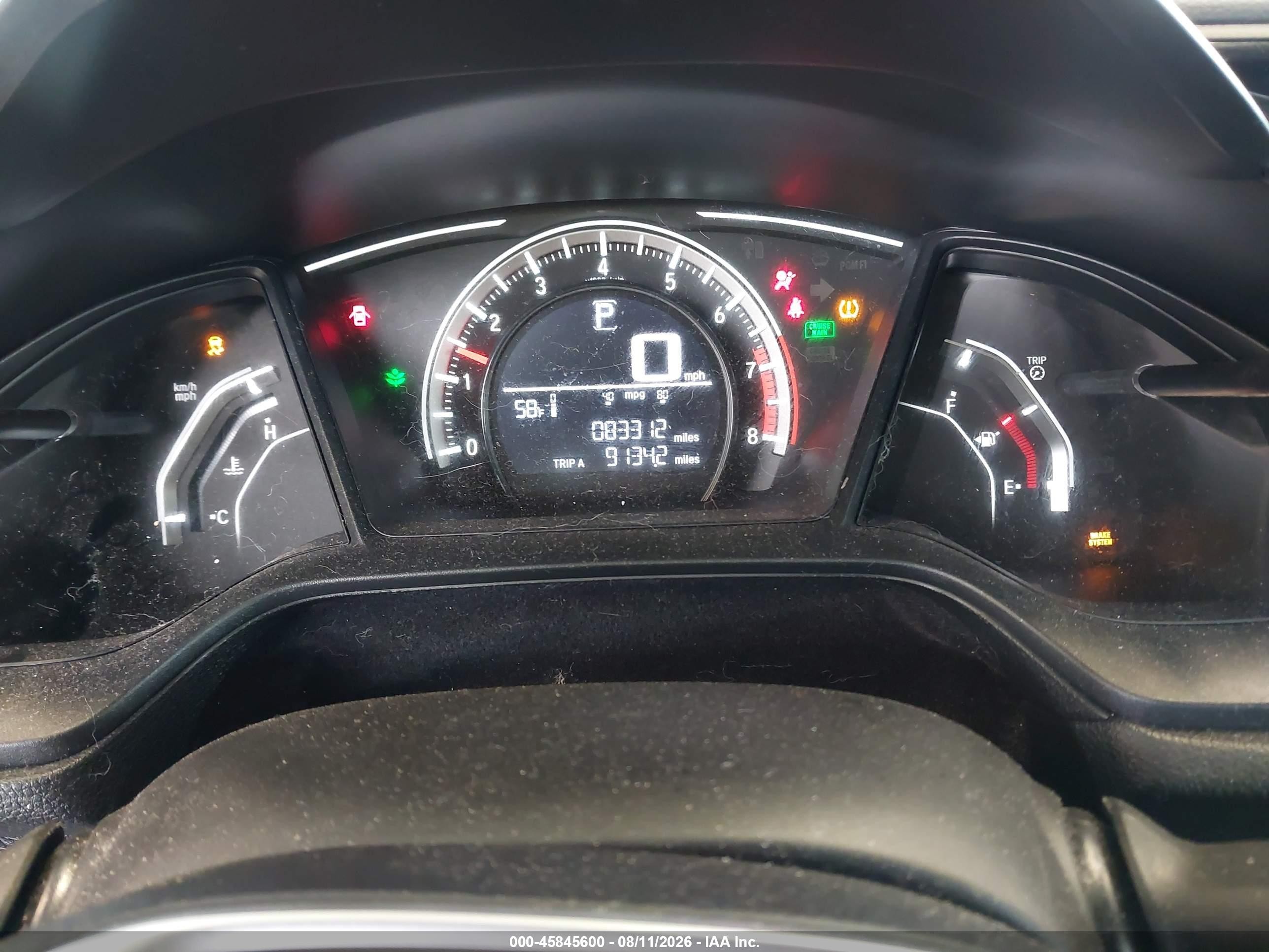 2017 Honda Civic Lx Gray vin: 2HGFC2F53HH509959