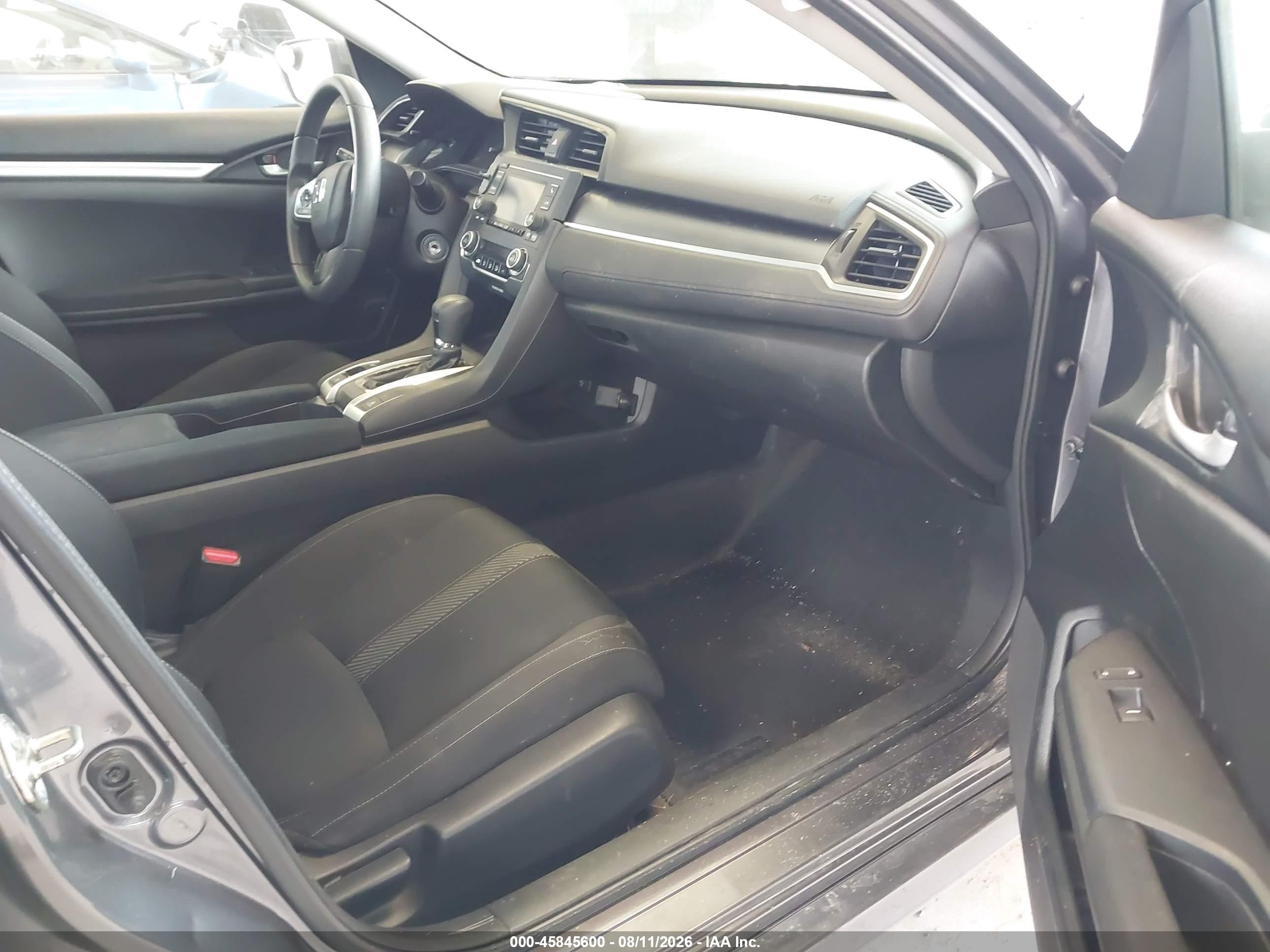 2017 Honda Civic Lx Gray vin: 2HGFC2F53HH509959