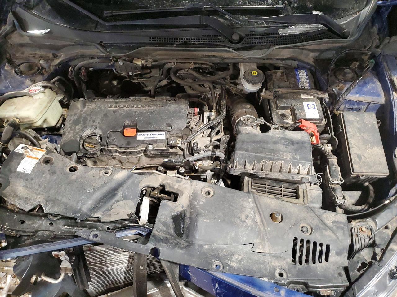 2018 Honda Civic Lx Синий vin: 2HGFC2F53JH012156