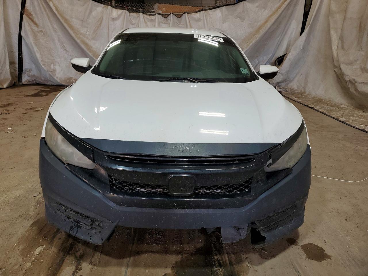 2018 Honda Civic Lx Белый vin: 2HGFC2F53JH552543