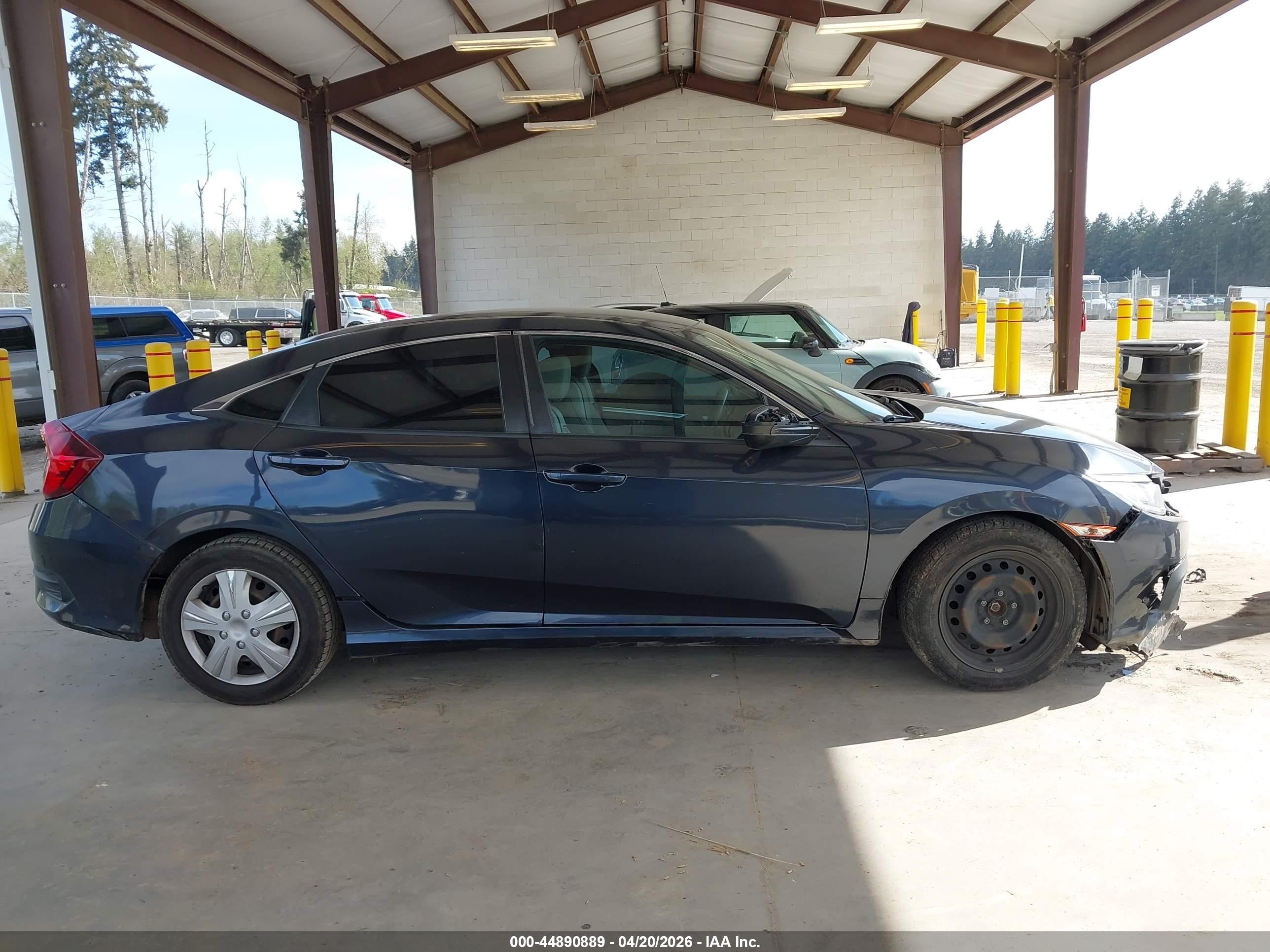 2018 Honda Civic Lx Серый vin: 2HGFC2F53JH595926