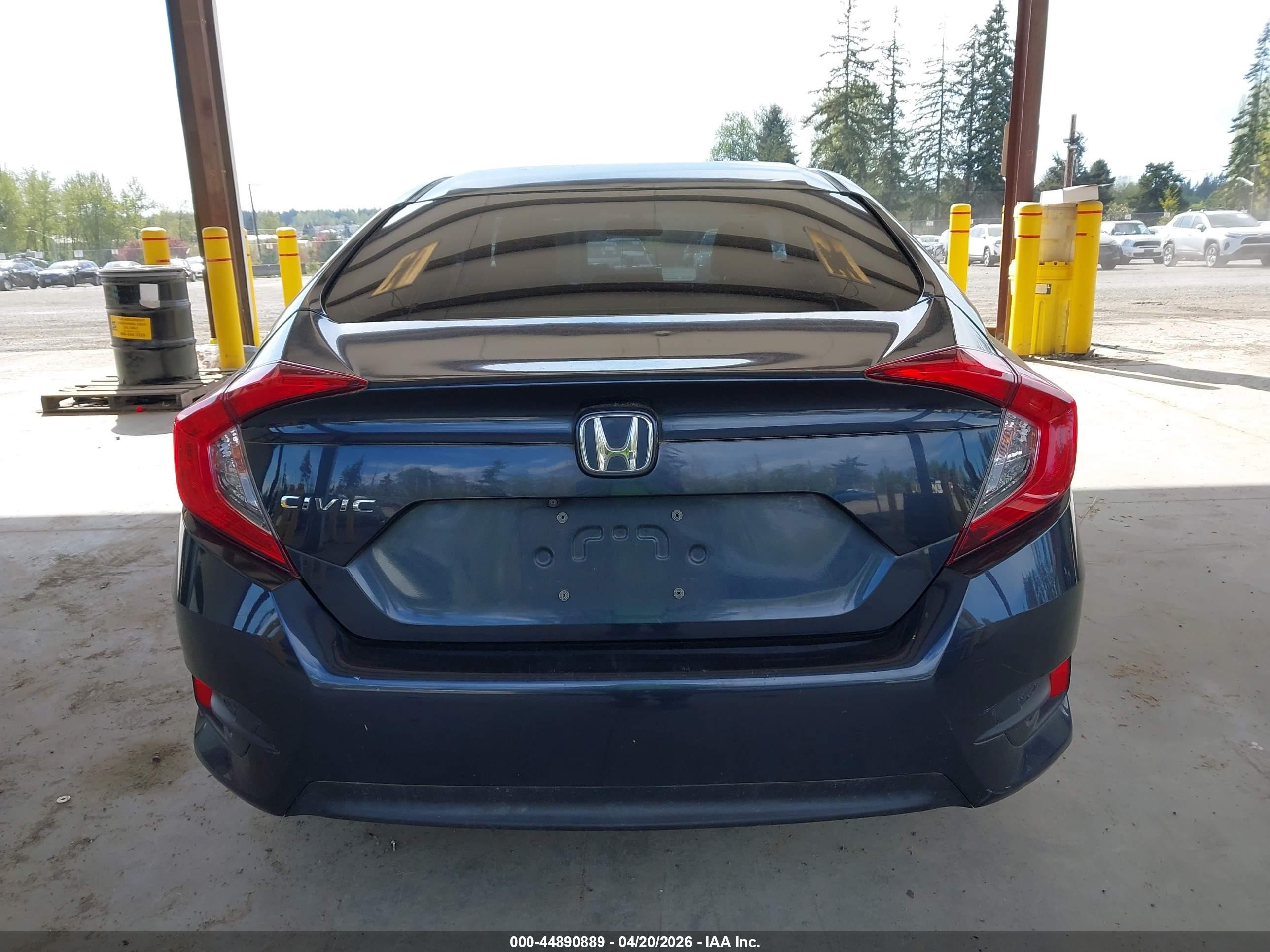 2018 Honda Civic Lx Серый vin: 2HGFC2F53JH595926