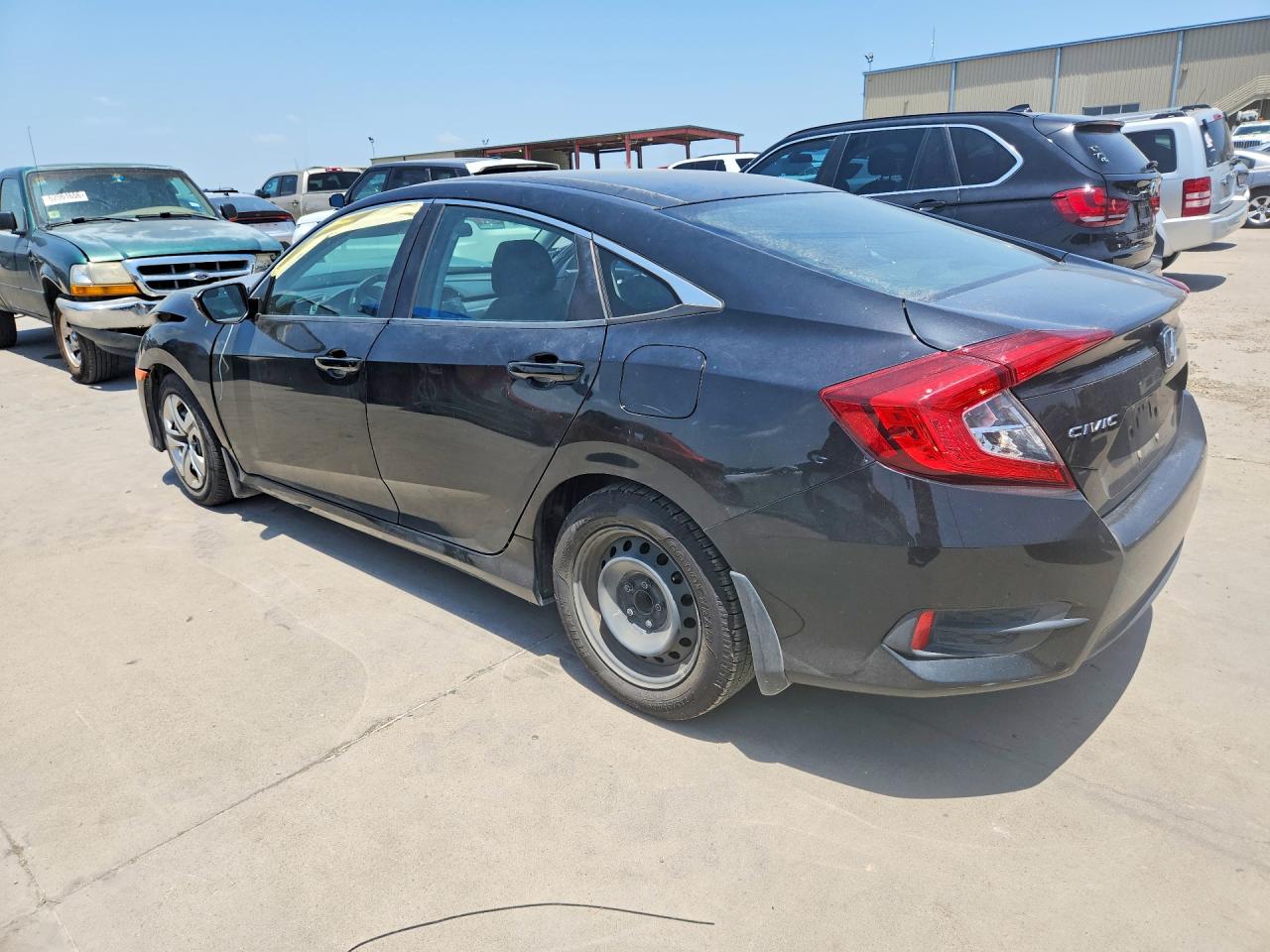 2016 Honda Civic Lx Black vin: 2HGFC2F54GH517907
