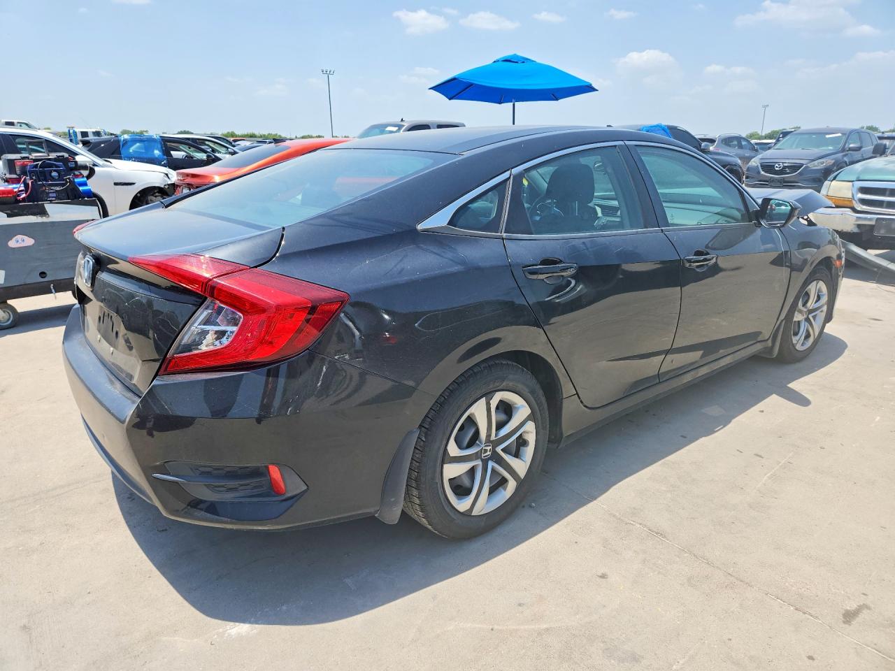 2016 Honda Civic Lx Black vin: 2HGFC2F54GH517907