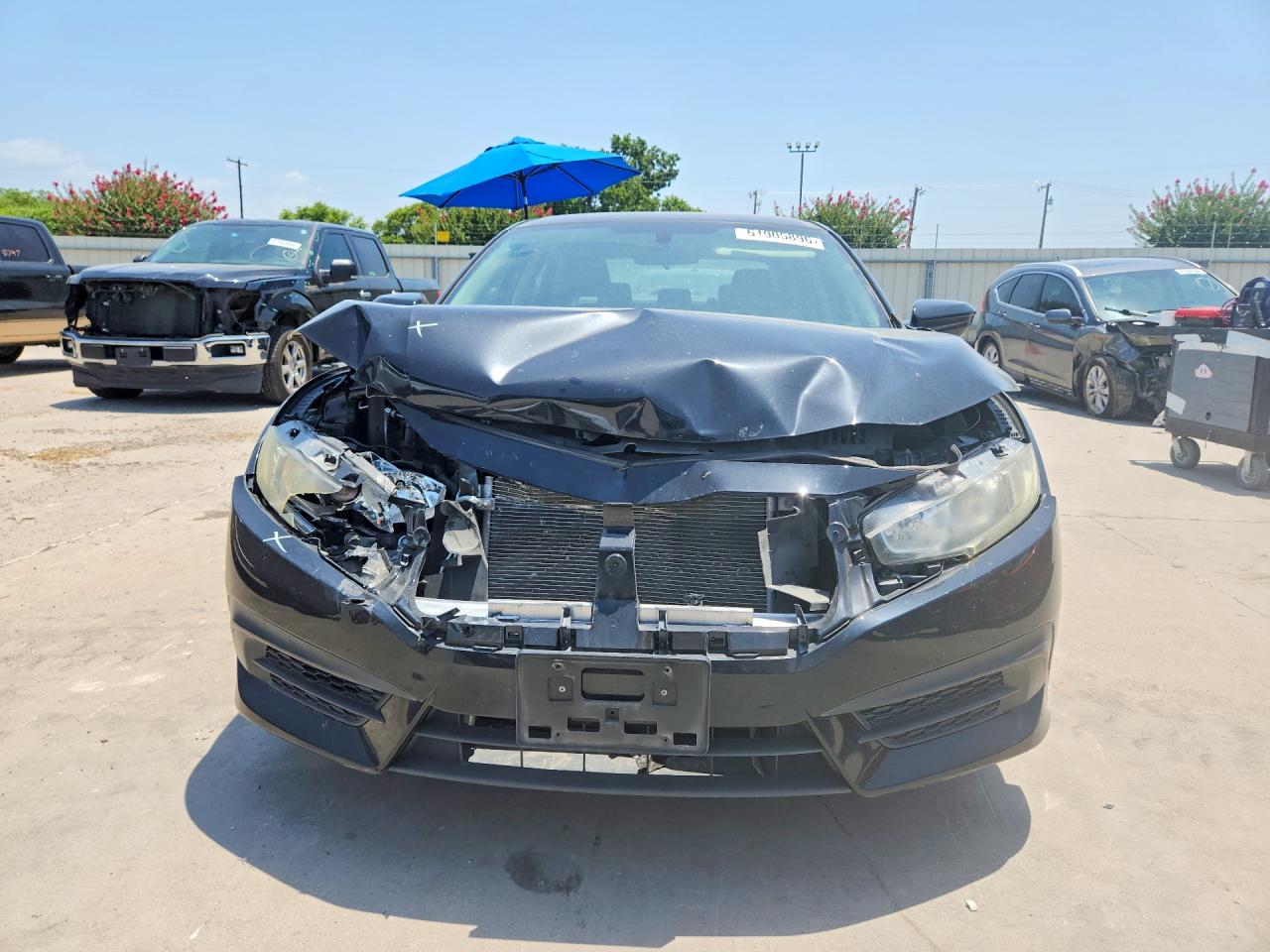 2016 Honda Civic Lx Black vin: 2HGFC2F54GH517907