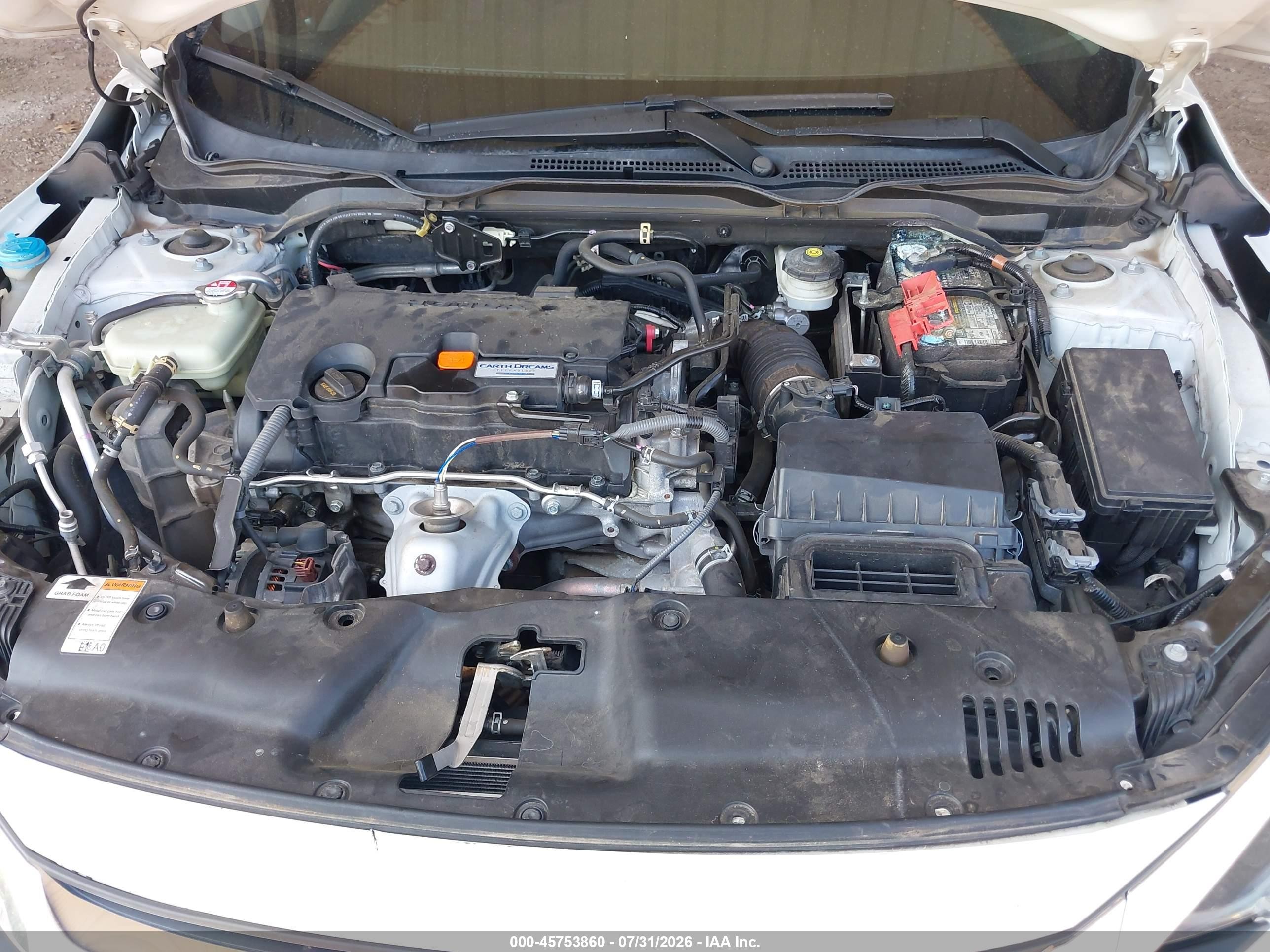 2016 Honda Civic Lx Белый vin: 2HGFC2F54GH557131