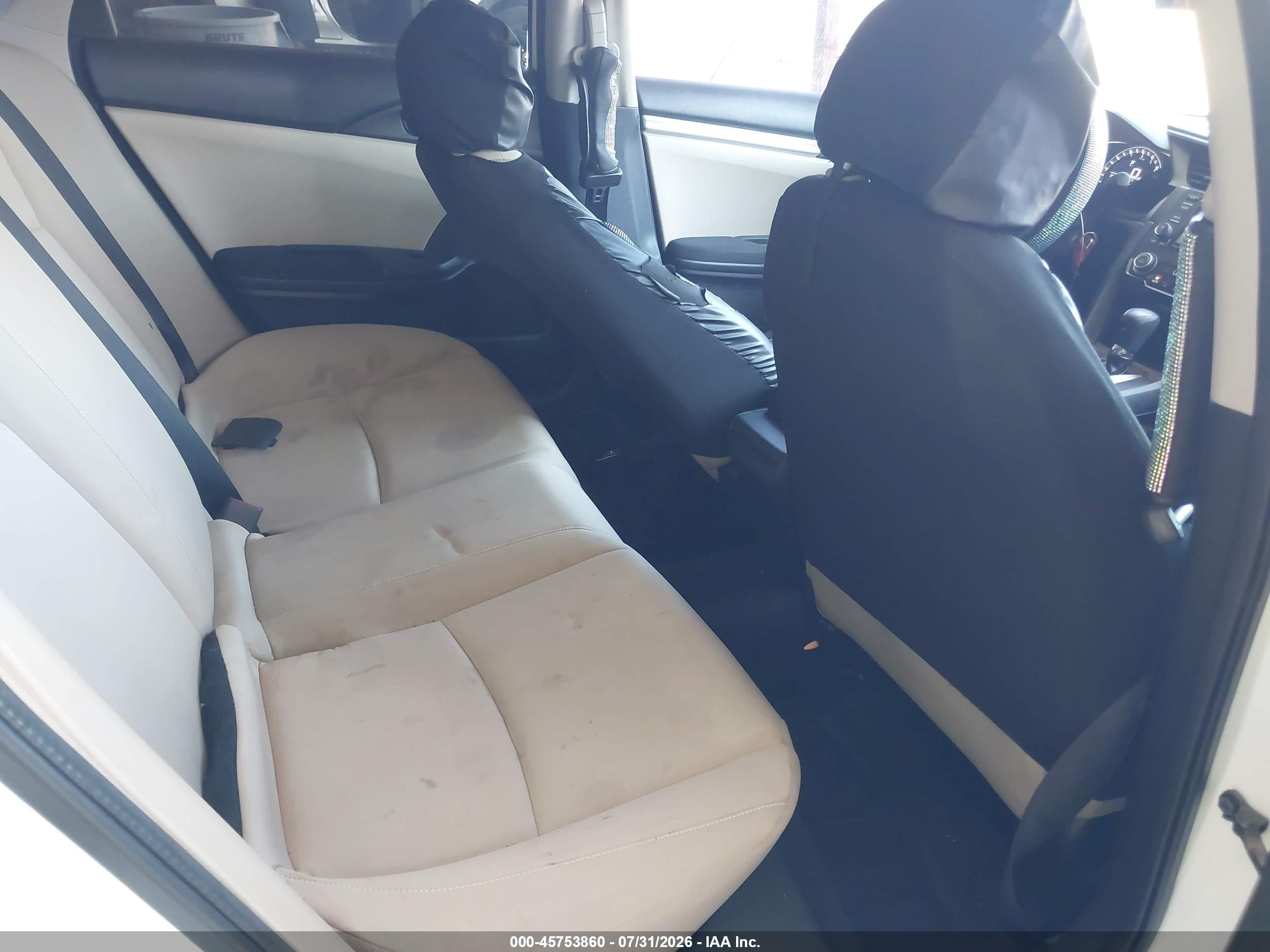 2016 Honda Civic Lx Белый vin: 2HGFC2F54GH557131