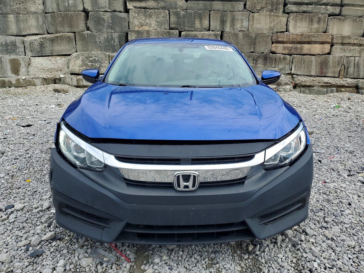 2017 Honda Civic Lx Blue vin: 2HGFC2F54HH528827