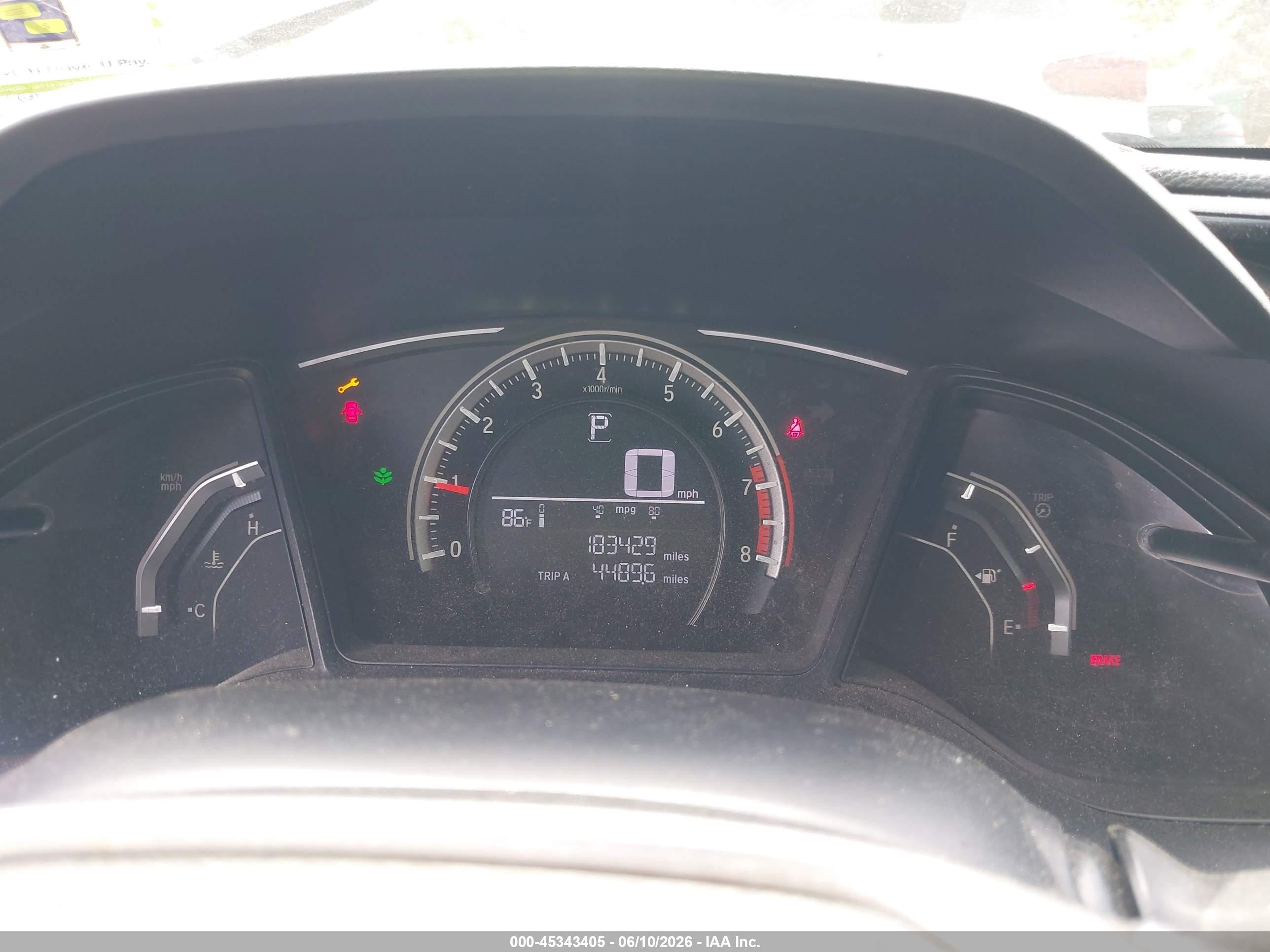 2018 Honda Civic Lx Blue vin: 2HGFC2F54JH535704