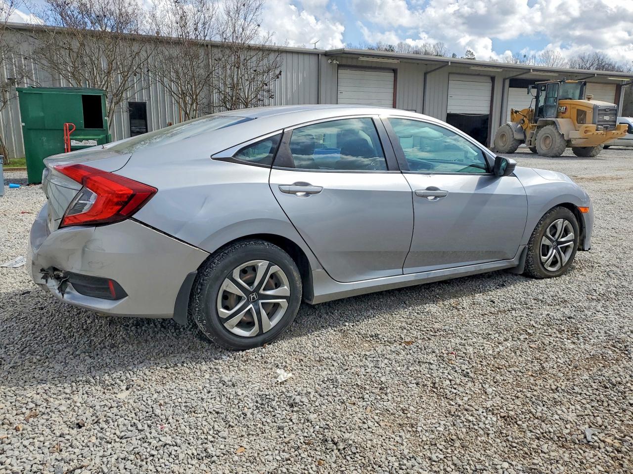2018 Honda Civic Lx Silver vin: 2HGFC2F54JH577077
