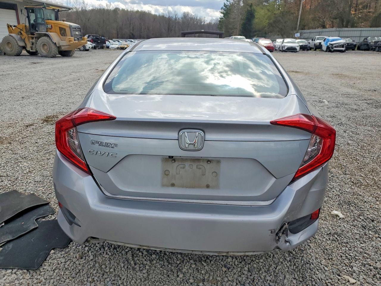 2018 Honda Civic Lx Silver vin: 2HGFC2F54JH577077