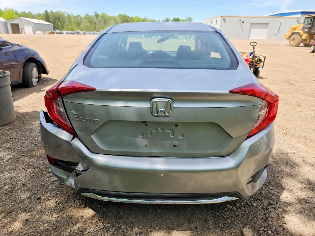 2020 Honda Civic Lx Silver vin: 2HGFC2F54LH016607