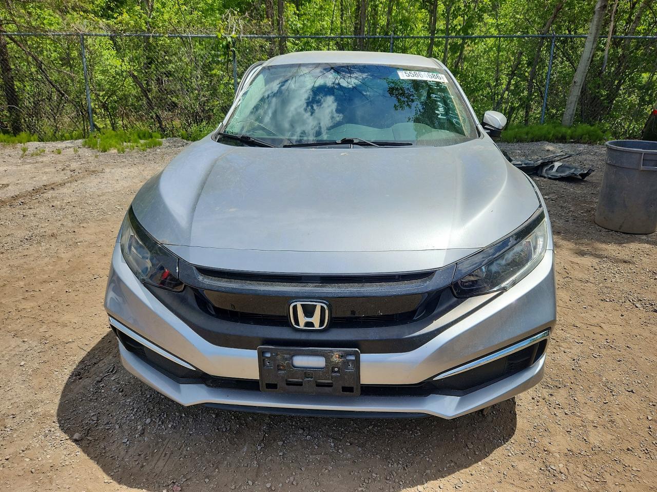 2020 Honda Civic Lx Silver vin: 2HGFC2F54LH016607