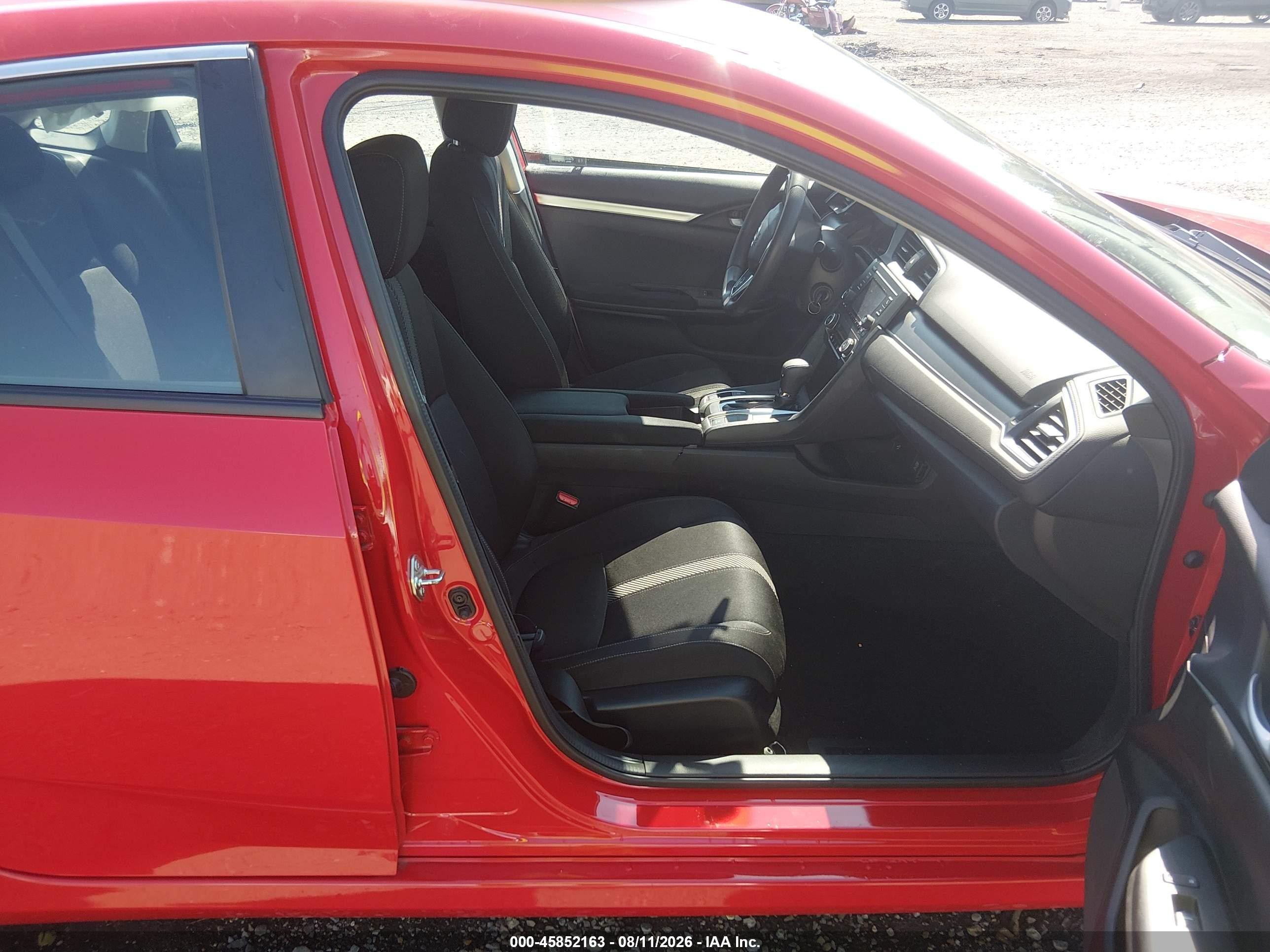2016 Honda Civic Lx Red vin: 2HGFC2F55GH576285