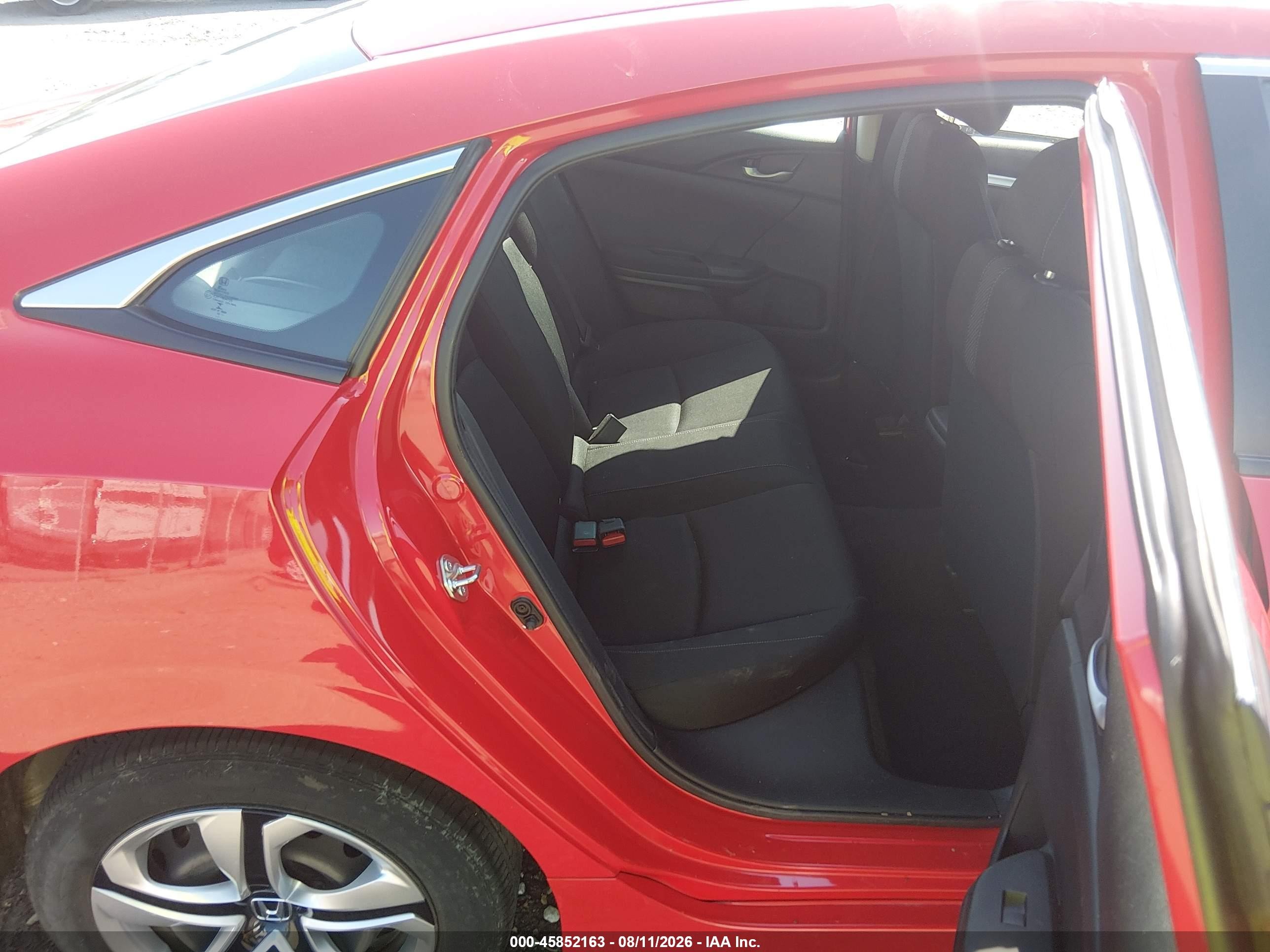 2016 Honda Civic Lx Red vin: 2HGFC2F55GH576285