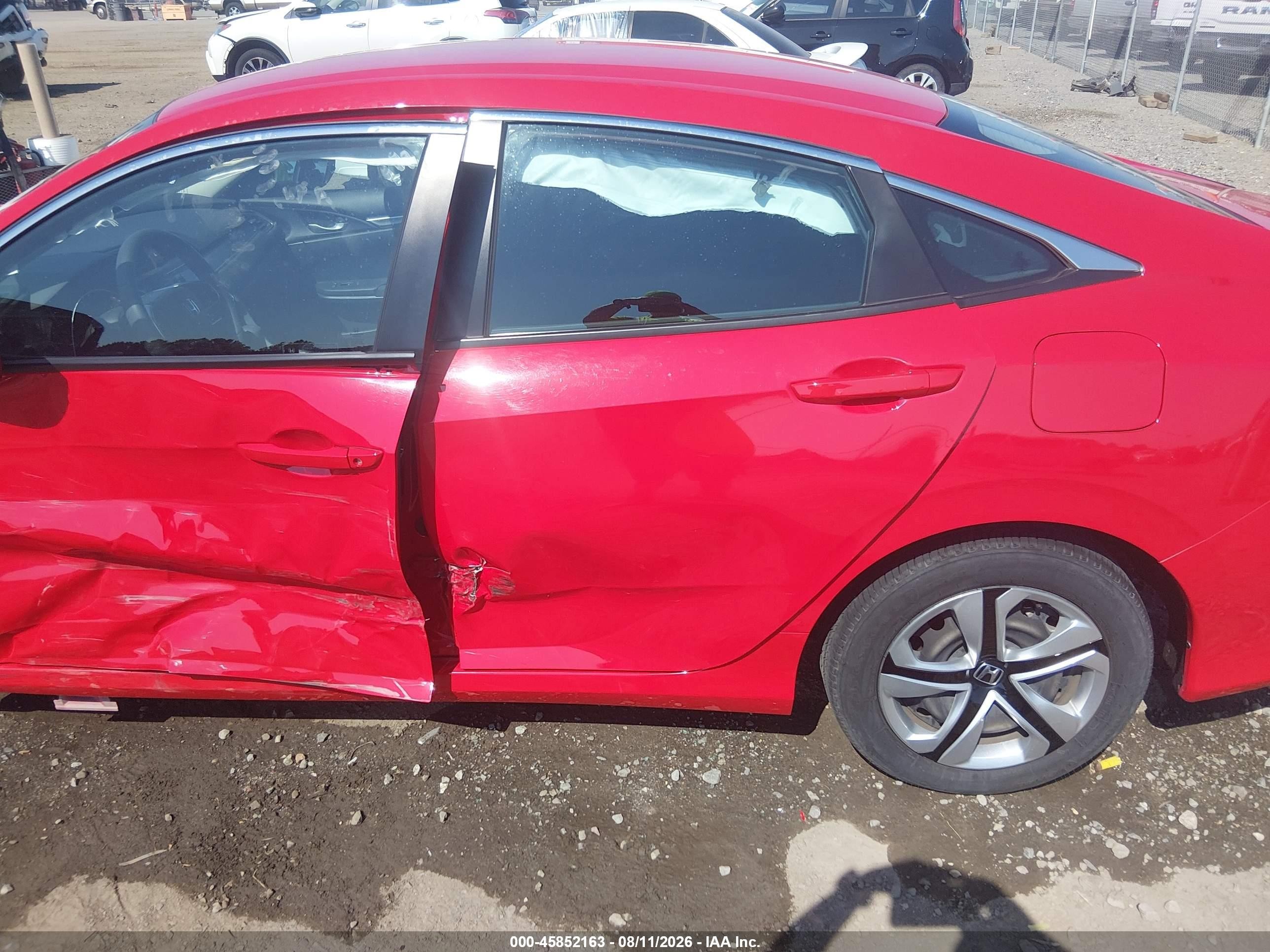 2016 Honda Civic Lx Red vin: 2HGFC2F55GH576285