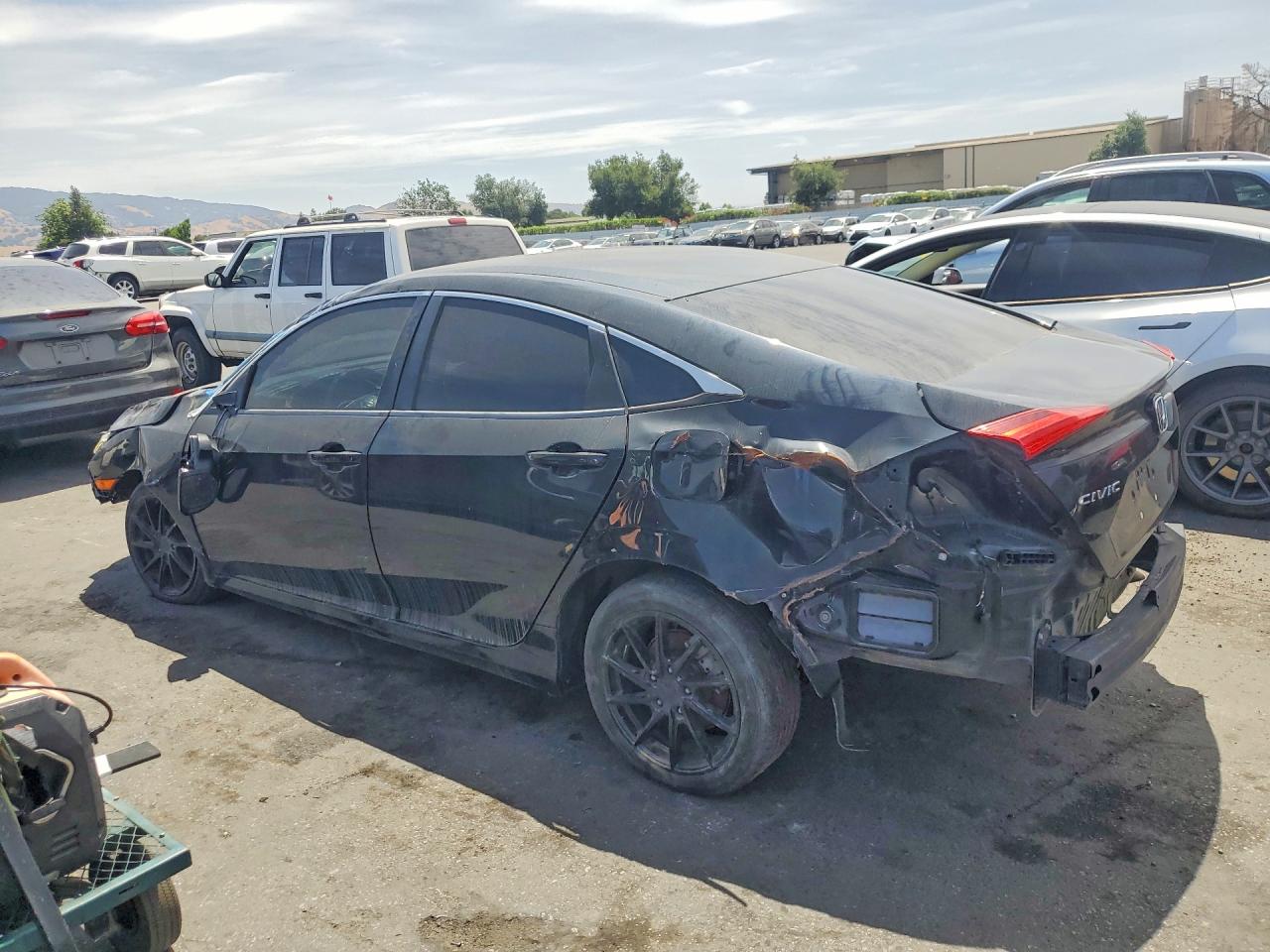 2017 Honda Civic Lx Black vin: 2HGFC2F55HH501748