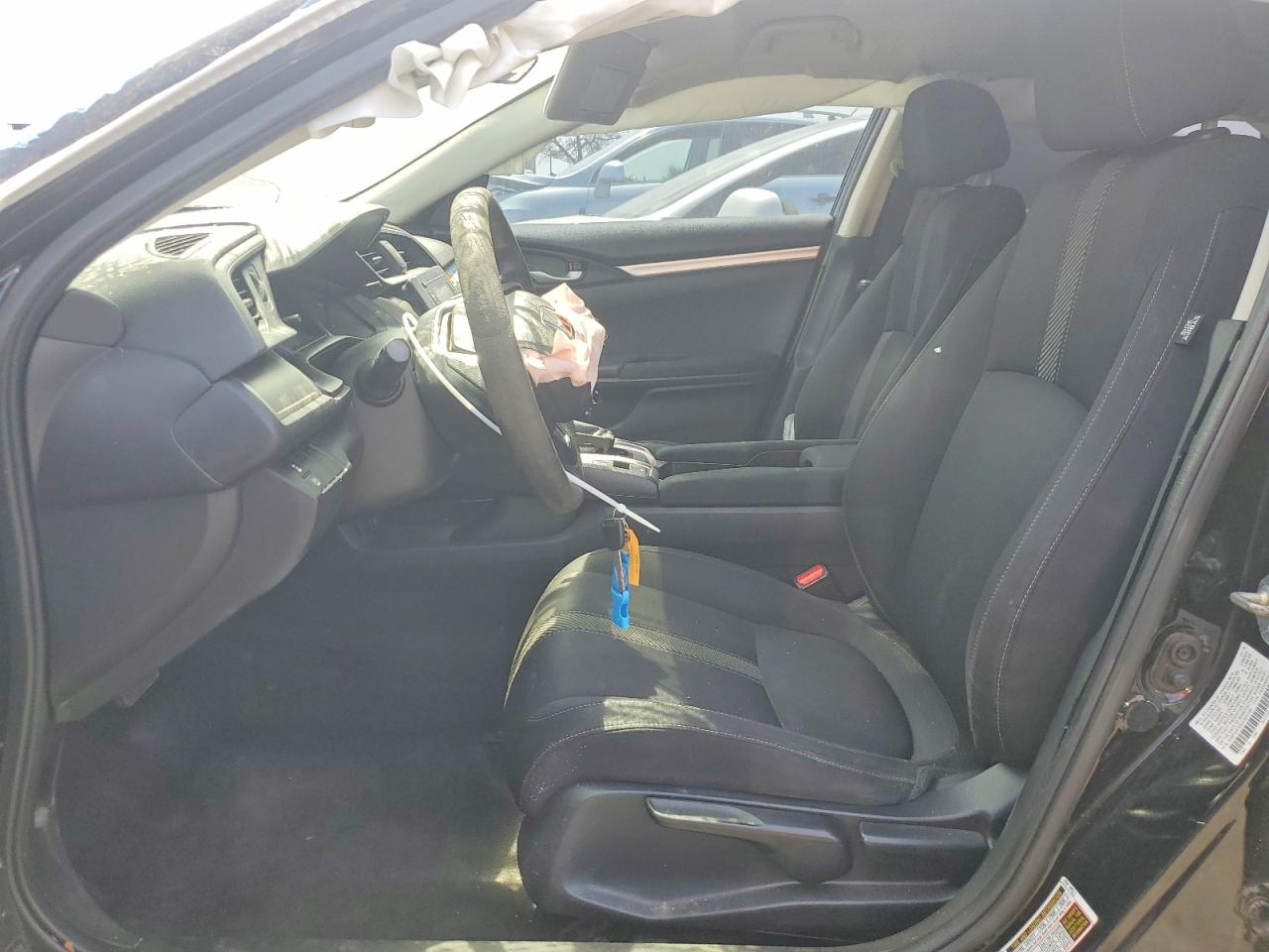 2017 Honda Civic Lx Black vin: 2HGFC2F55HH501748