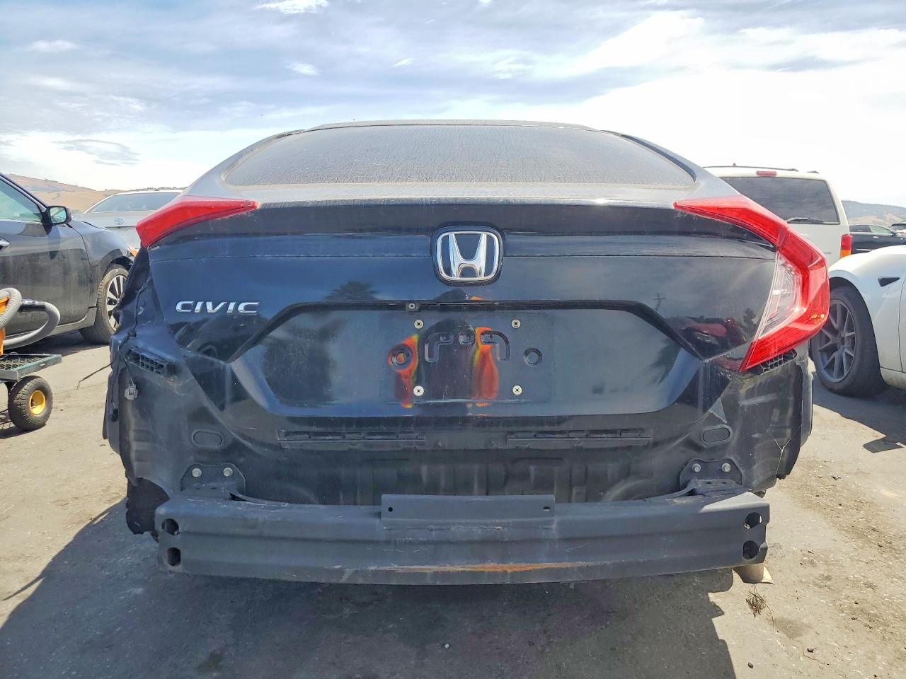 2017 Honda Civic Lx Black vin: 2HGFC2F55HH501748