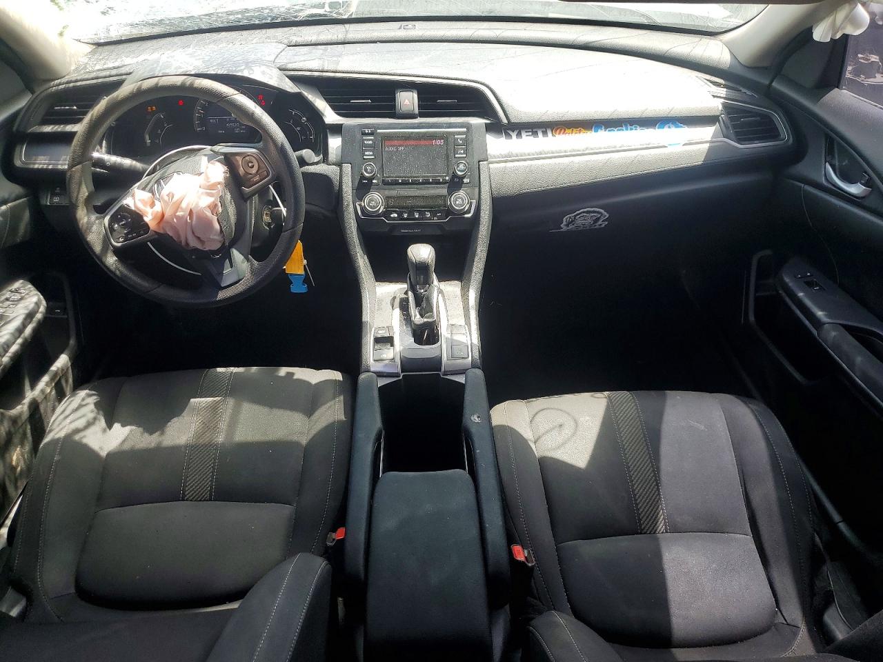 2017 Honda Civic Lx Black vin: 2HGFC2F55HH501748