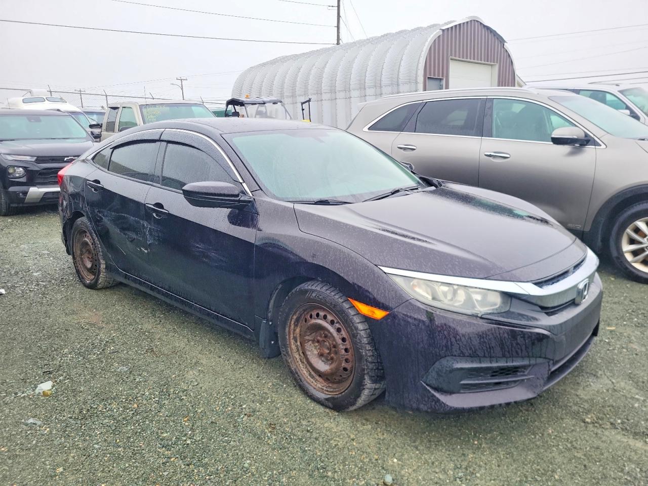 2016 Honda Civic Lx Черный vin: 2HGFC2F56GH008840