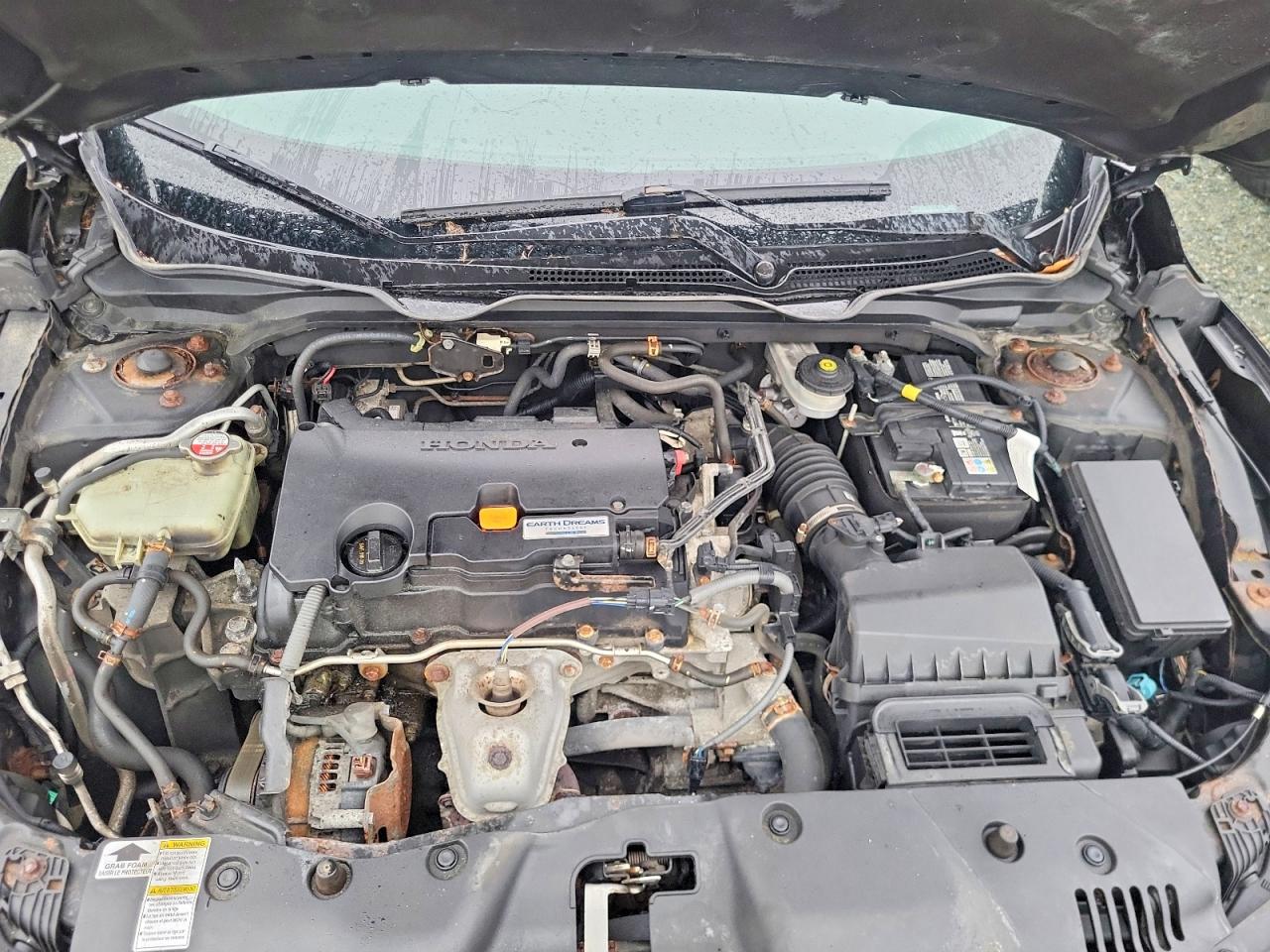2016 Honda Civic Lx Черный vin: 2HGFC2F56GH008840