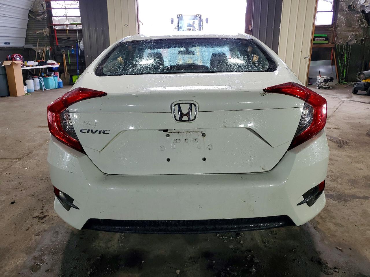 2017 Honda Civic Lx White vin: 2HGFC2F56HH514993