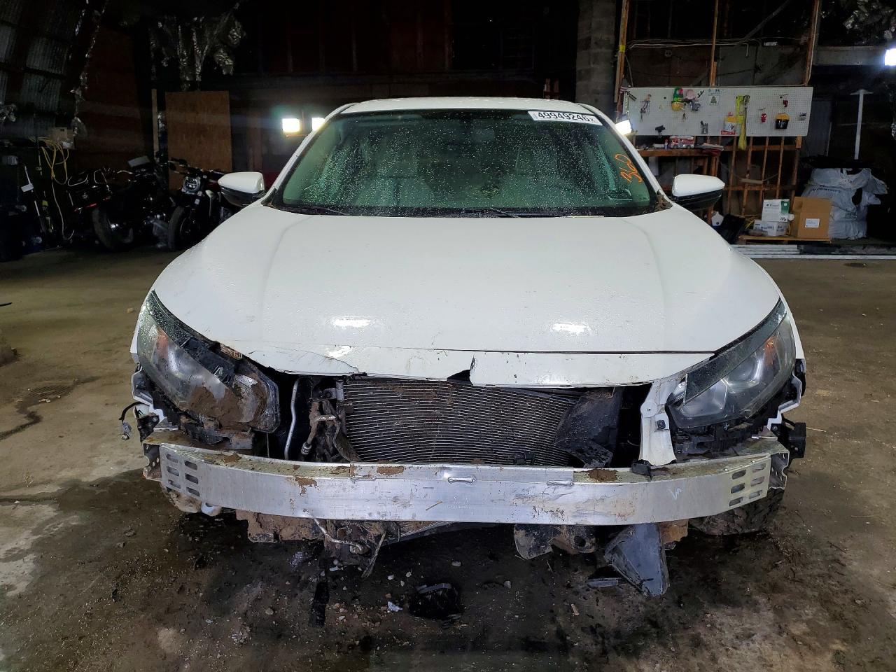 2017 Honda Civic Lx White vin: 2HGFC2F56HH514993