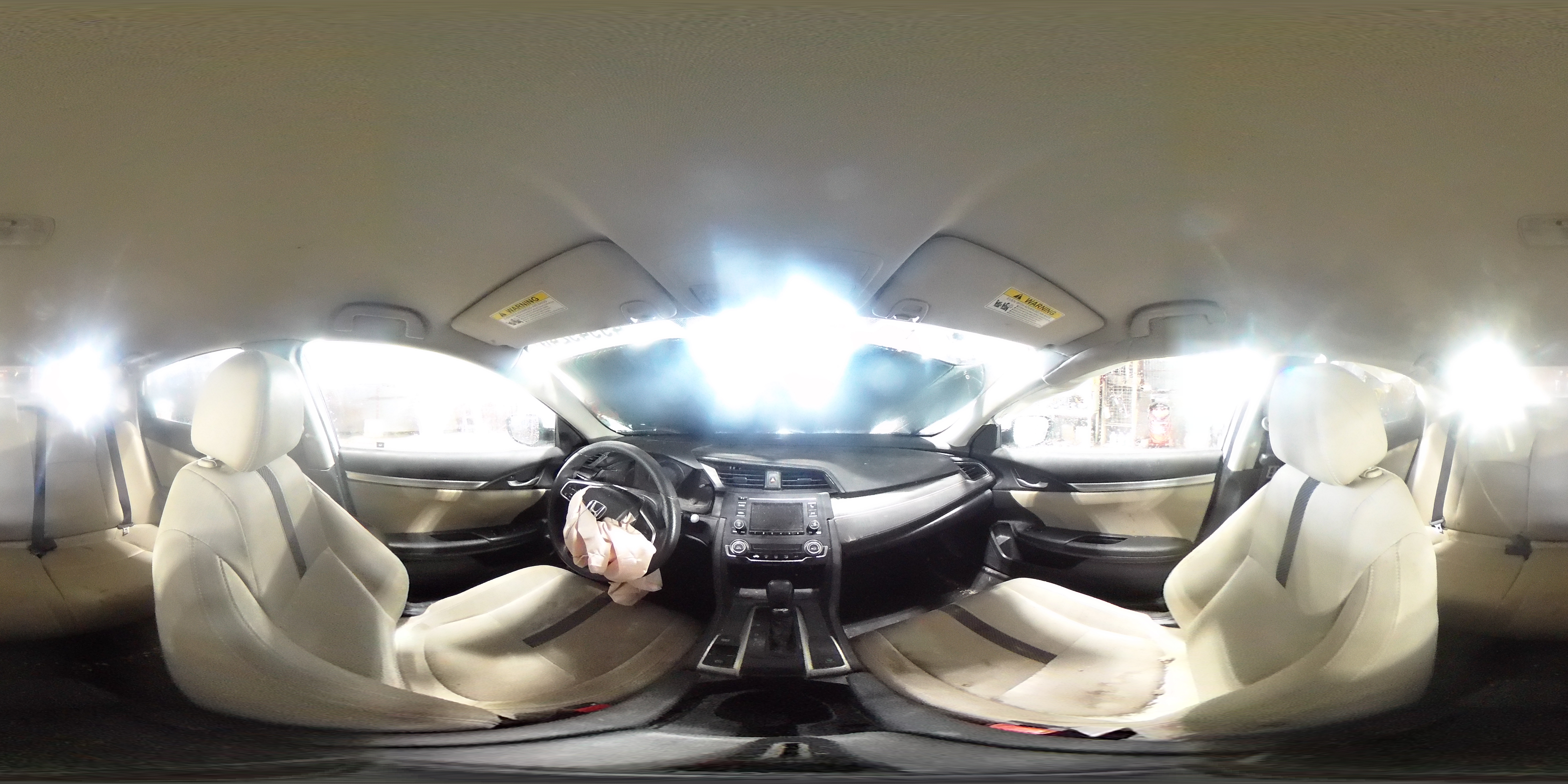 2017 Honda Civic Lx White vin: 2HGFC2F56HH514993