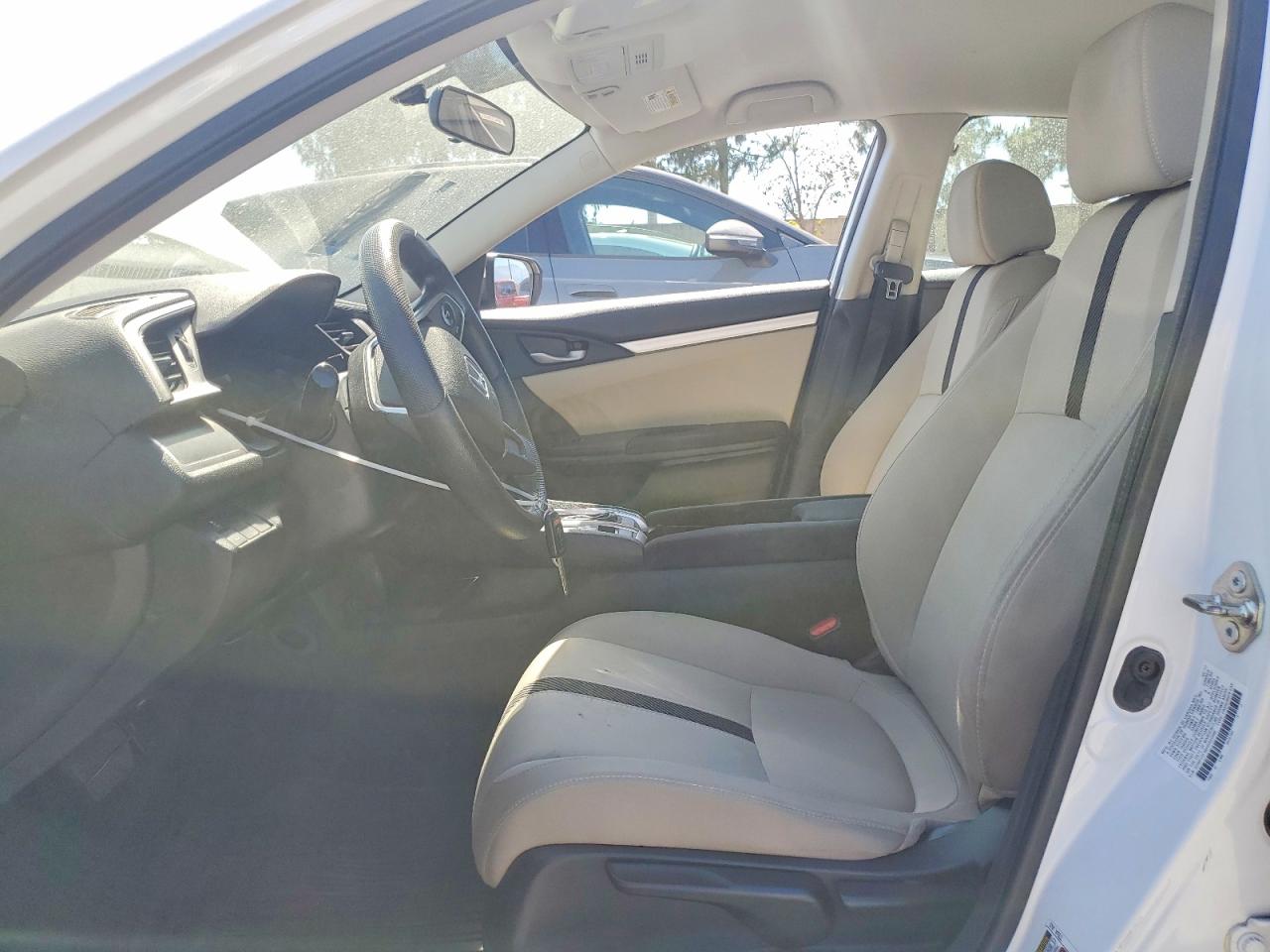 2017 Honda Civic Lx White vin: 2HGFC2F56HH535486