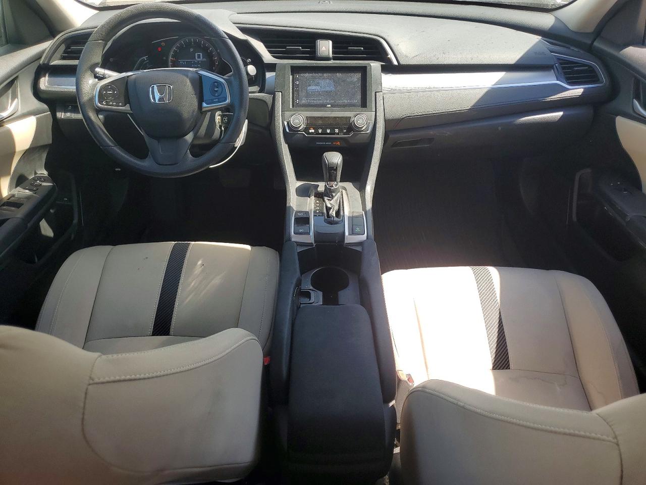 2017 Honda Civic Lx White vin: 2HGFC2F56HH535486