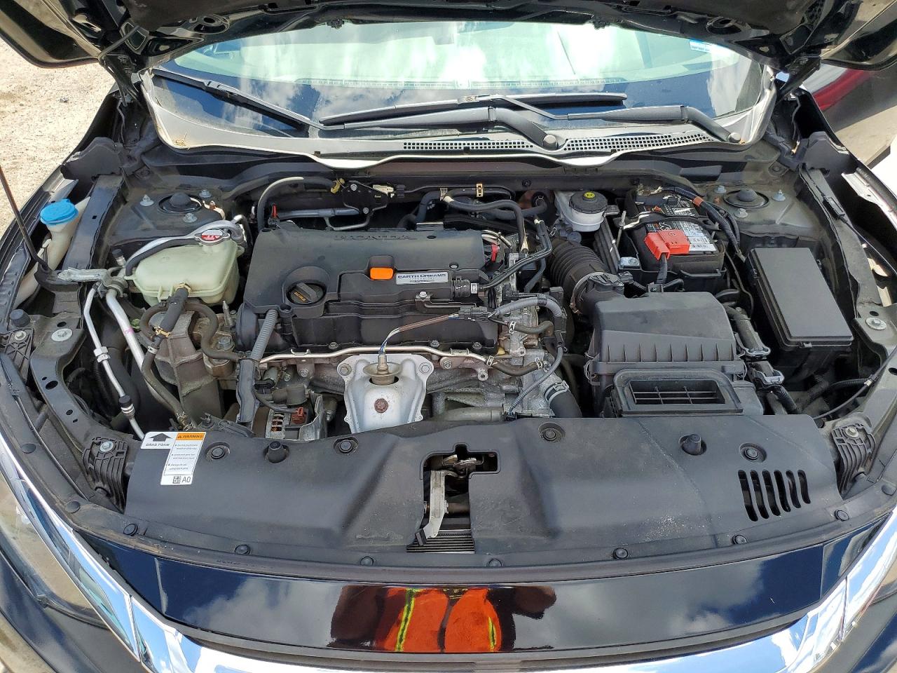 2018 Honda Civic Lx Black vin: 2HGFC2F56JH610502