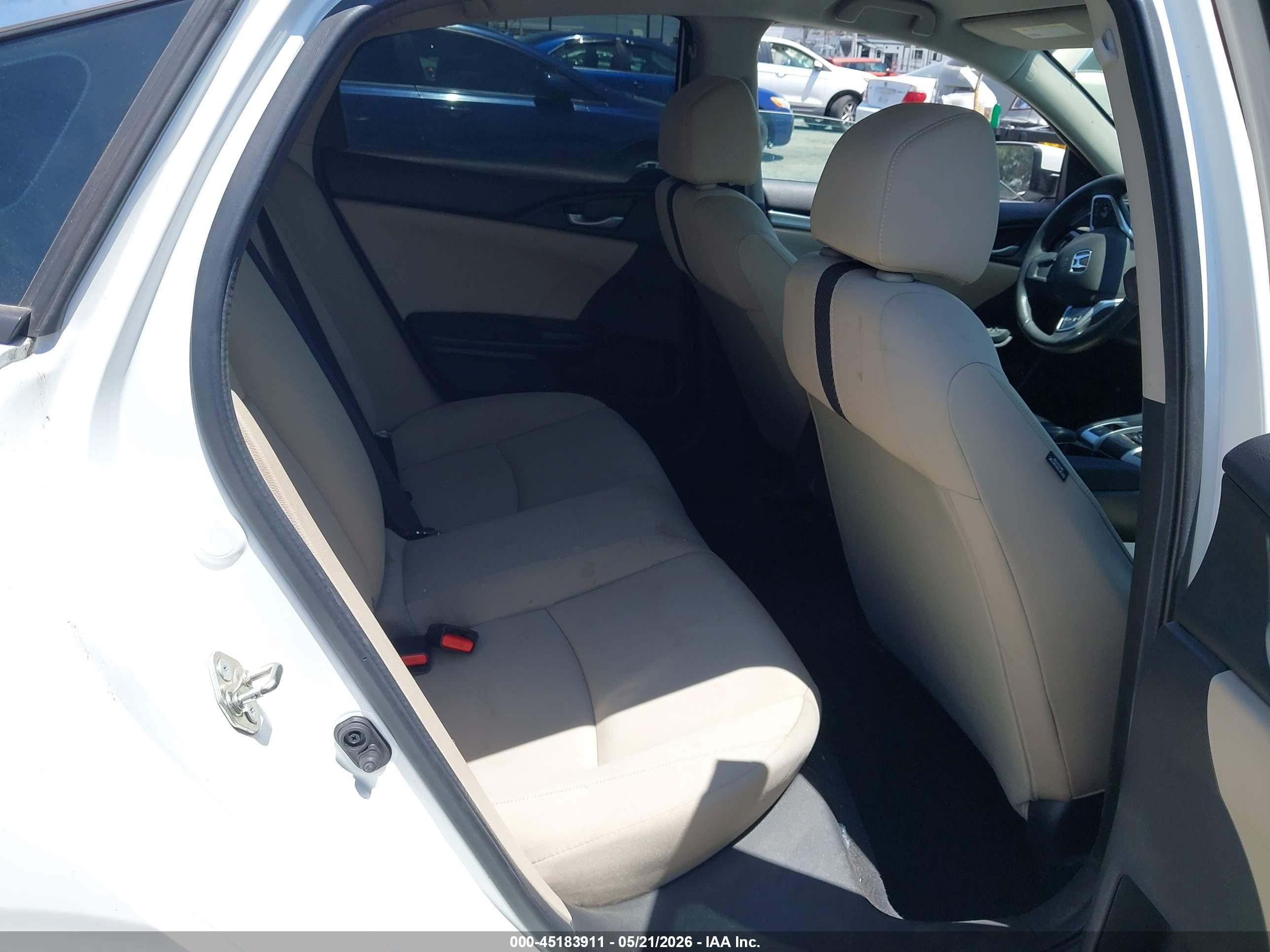 2016 Honda Civic Lx White vin: 2HGFC2F57GH547838