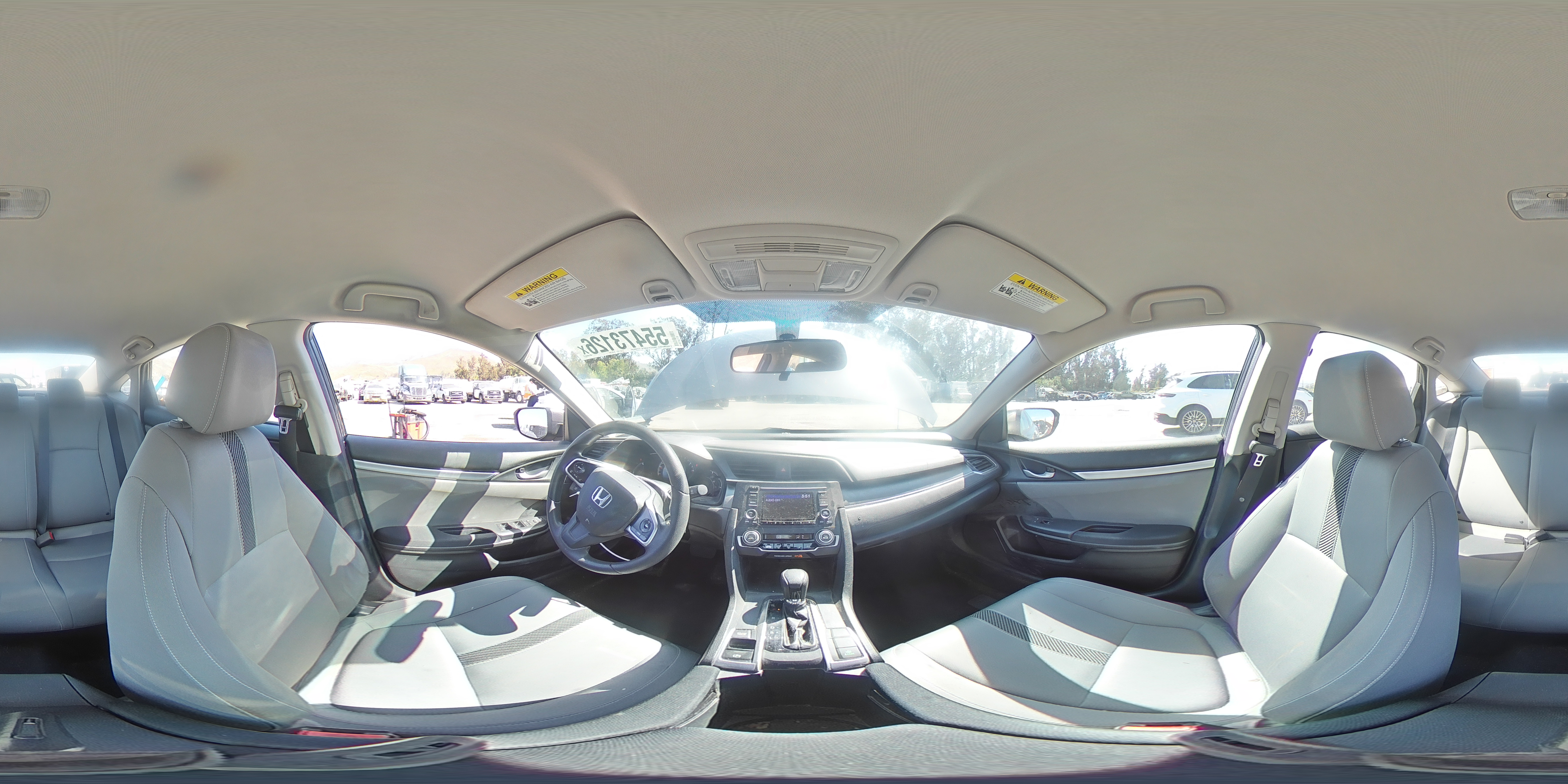 2016 Honda Civic Lx Gray vin: 2HGFC2F57GH551338