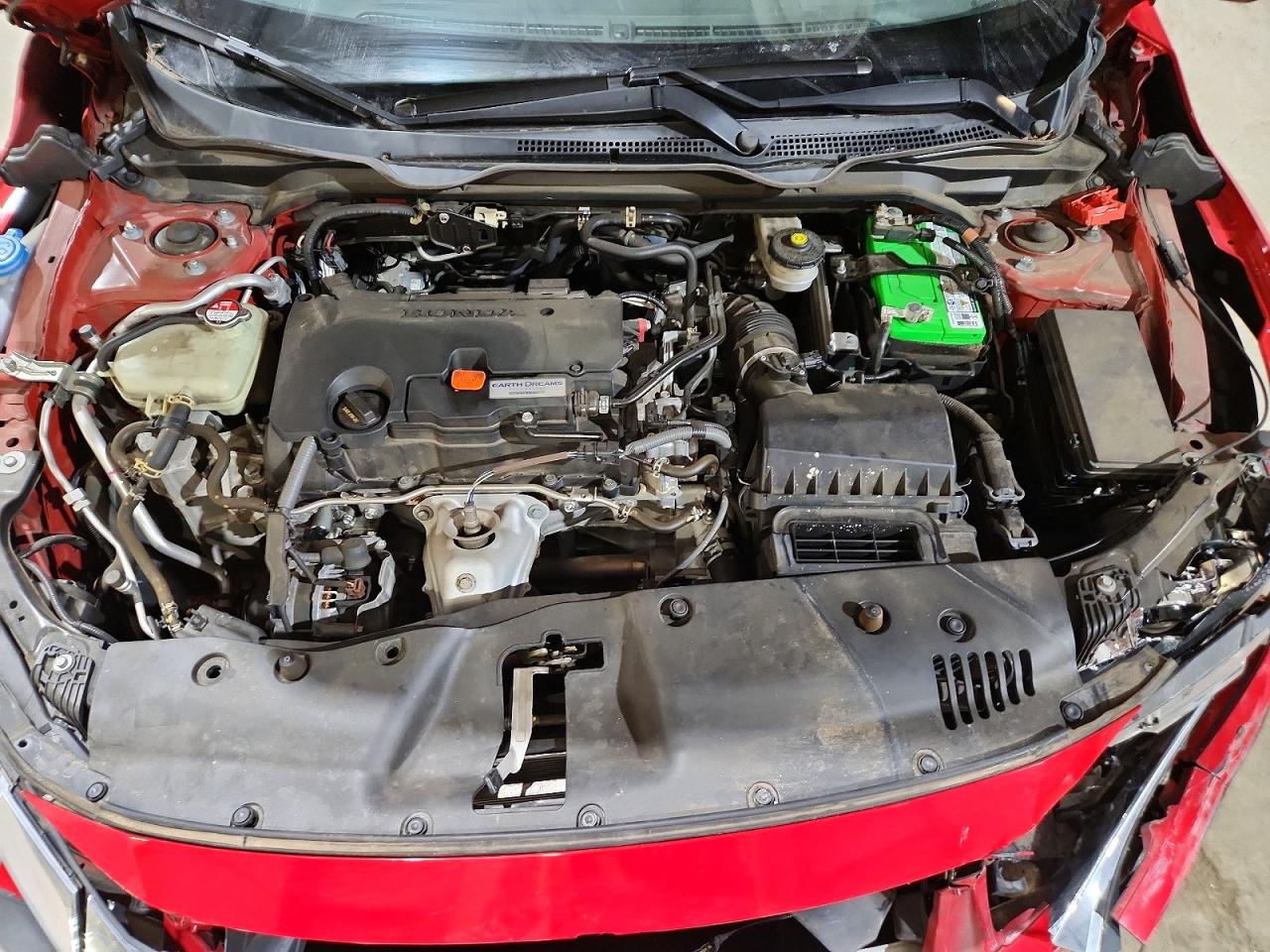2016 Honda Civic Lx Red vin: 2HGFC2F57GH570522