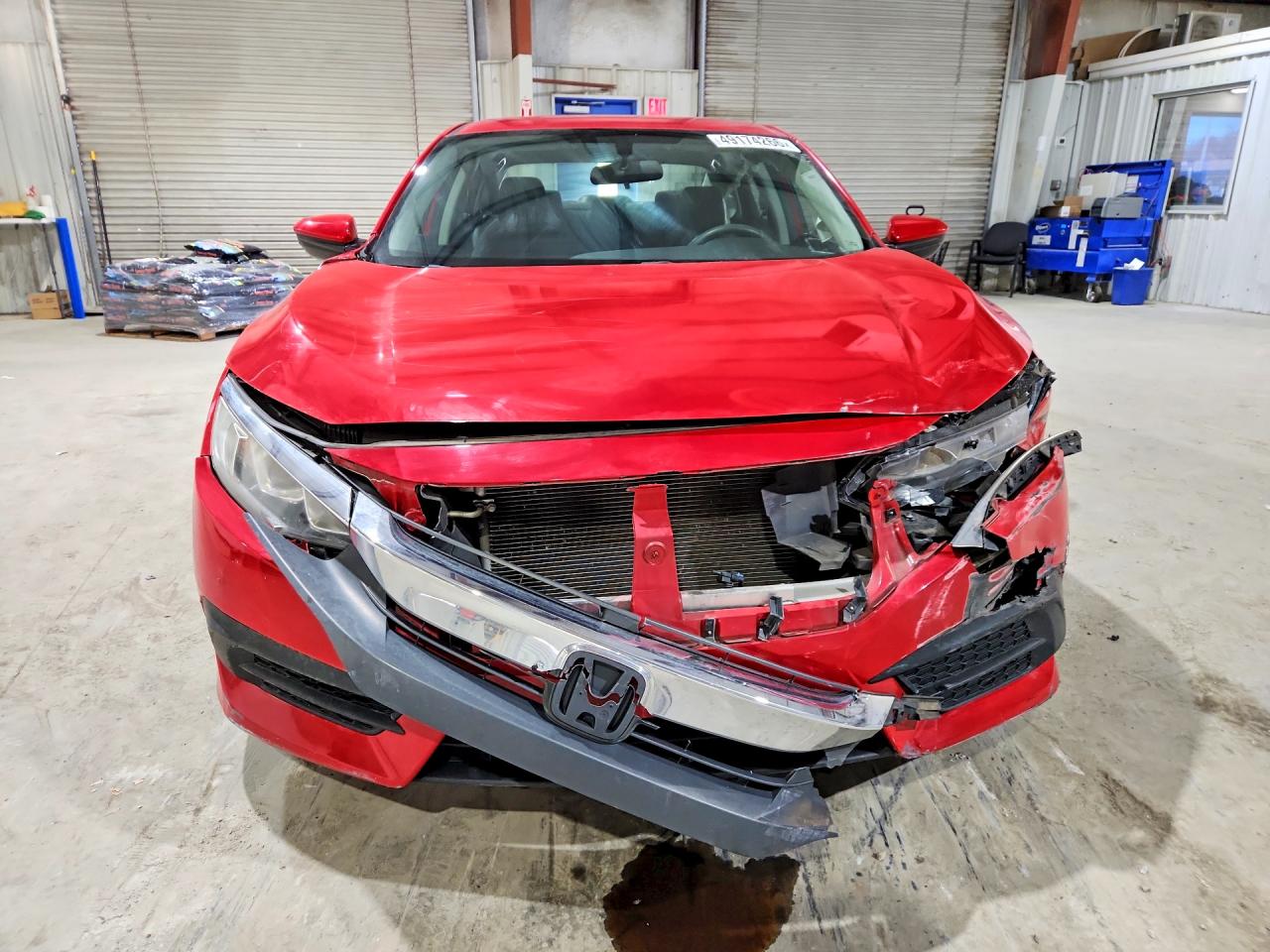 2016 Honda Civic Lx Red vin: 2HGFC2F57GH570522