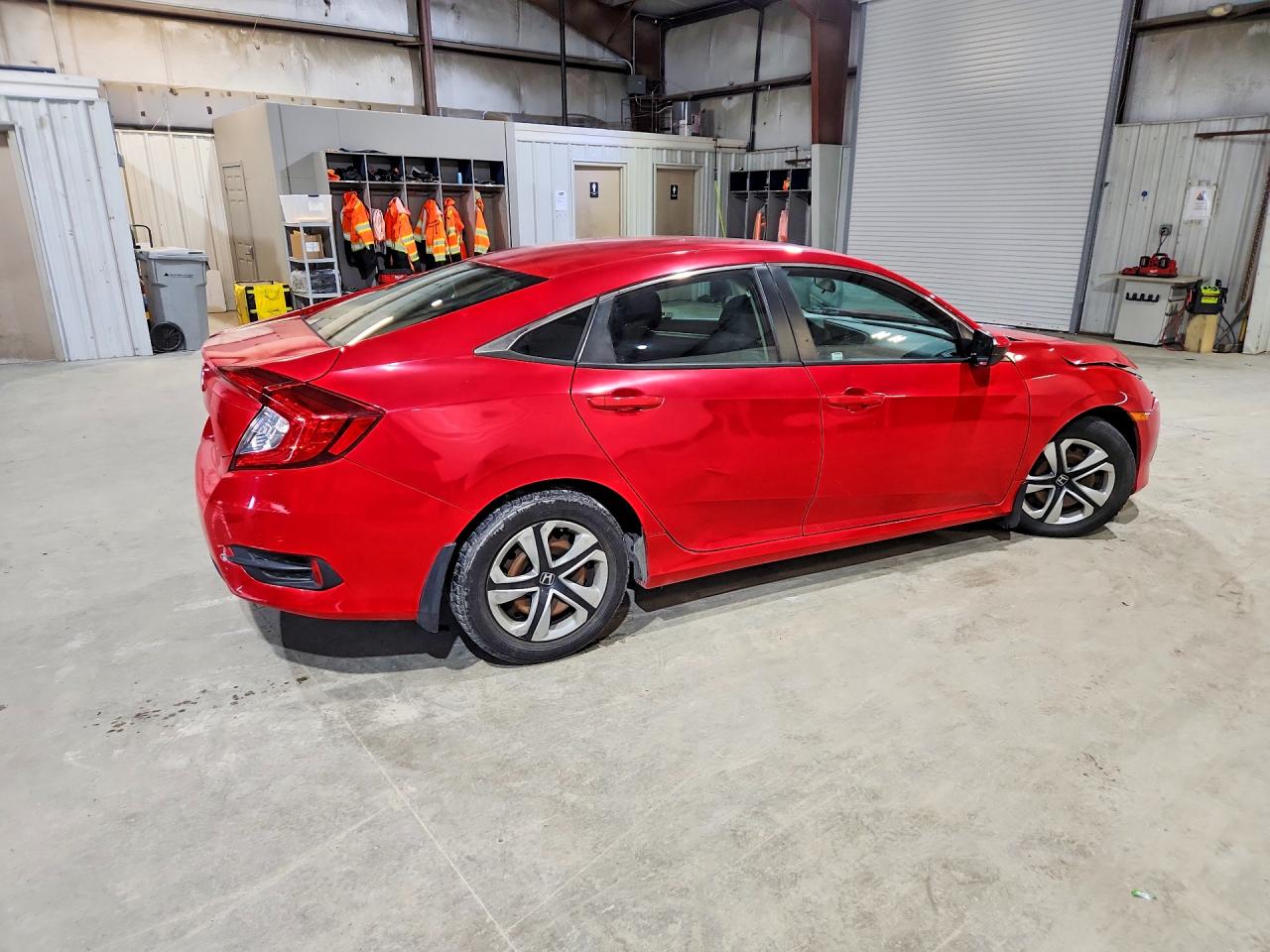 2016 Honda Civic Lx Red vin: 2HGFC2F57GH570522