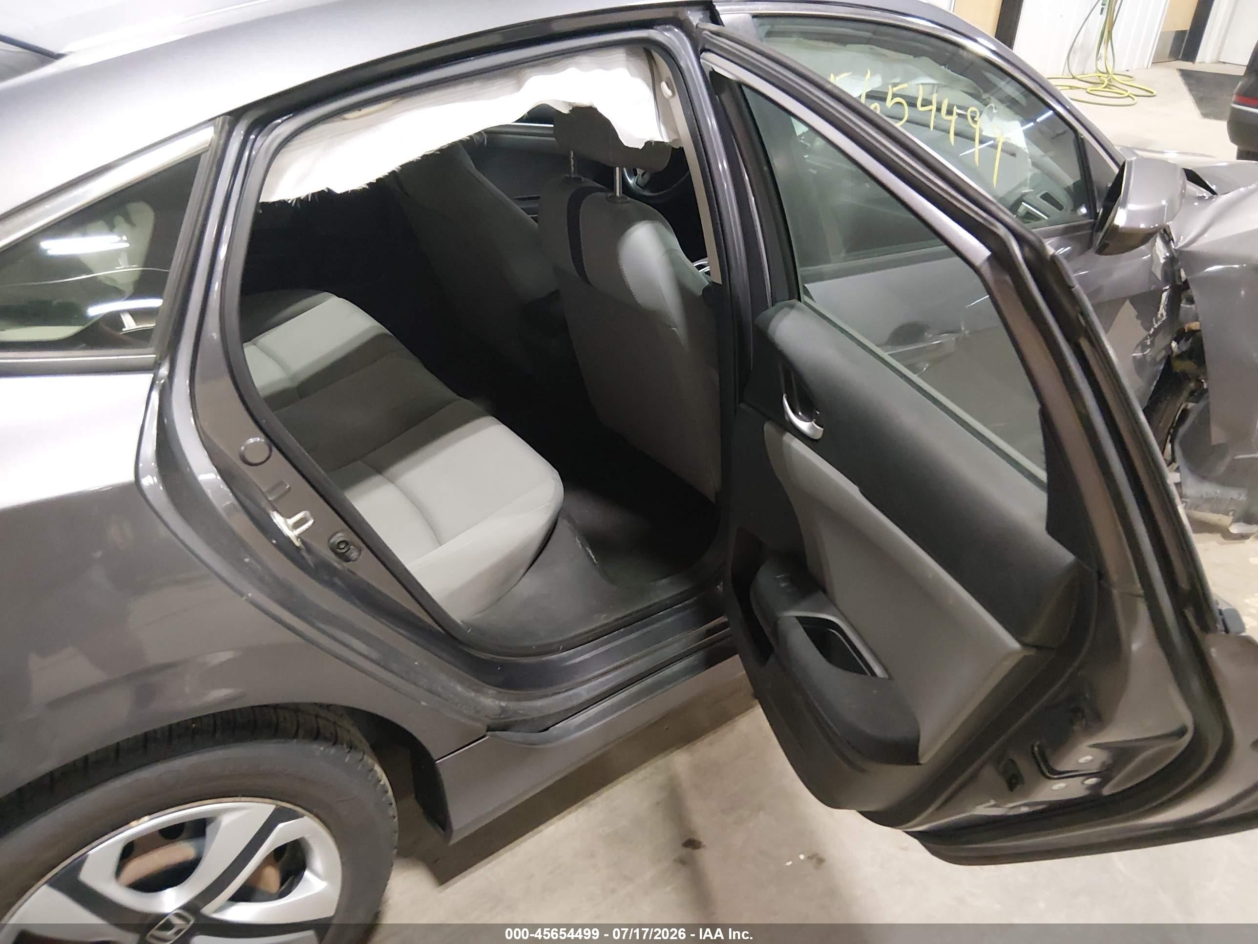 2018 Honda Civic Lx Black vin: 2HGFC2F57JH504348