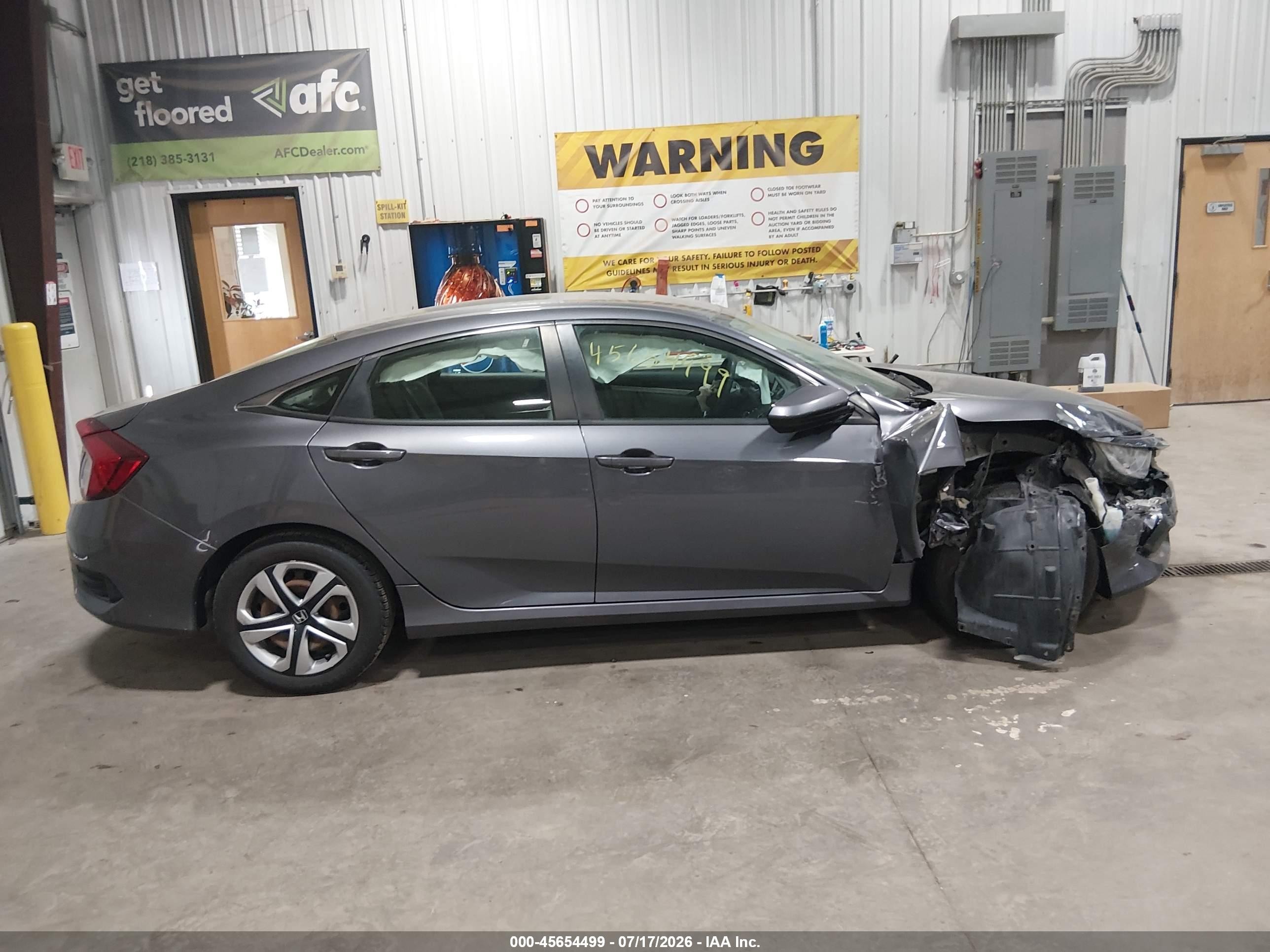 2018 Honda Civic Lx Black vin: 2HGFC2F57JH504348
