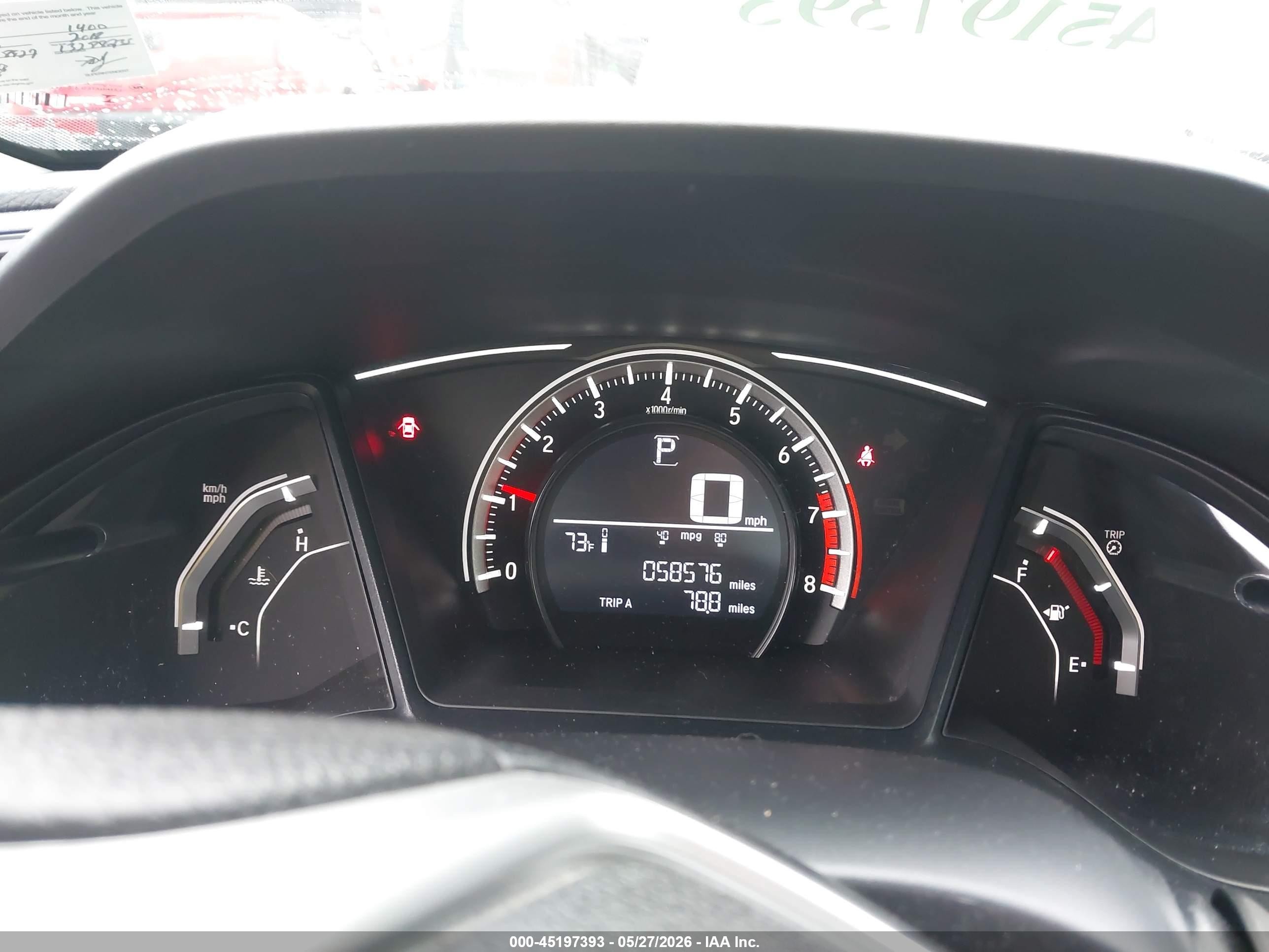 2018 Honda Civic Lx Blue vin: 2HGFC2F57JH511400