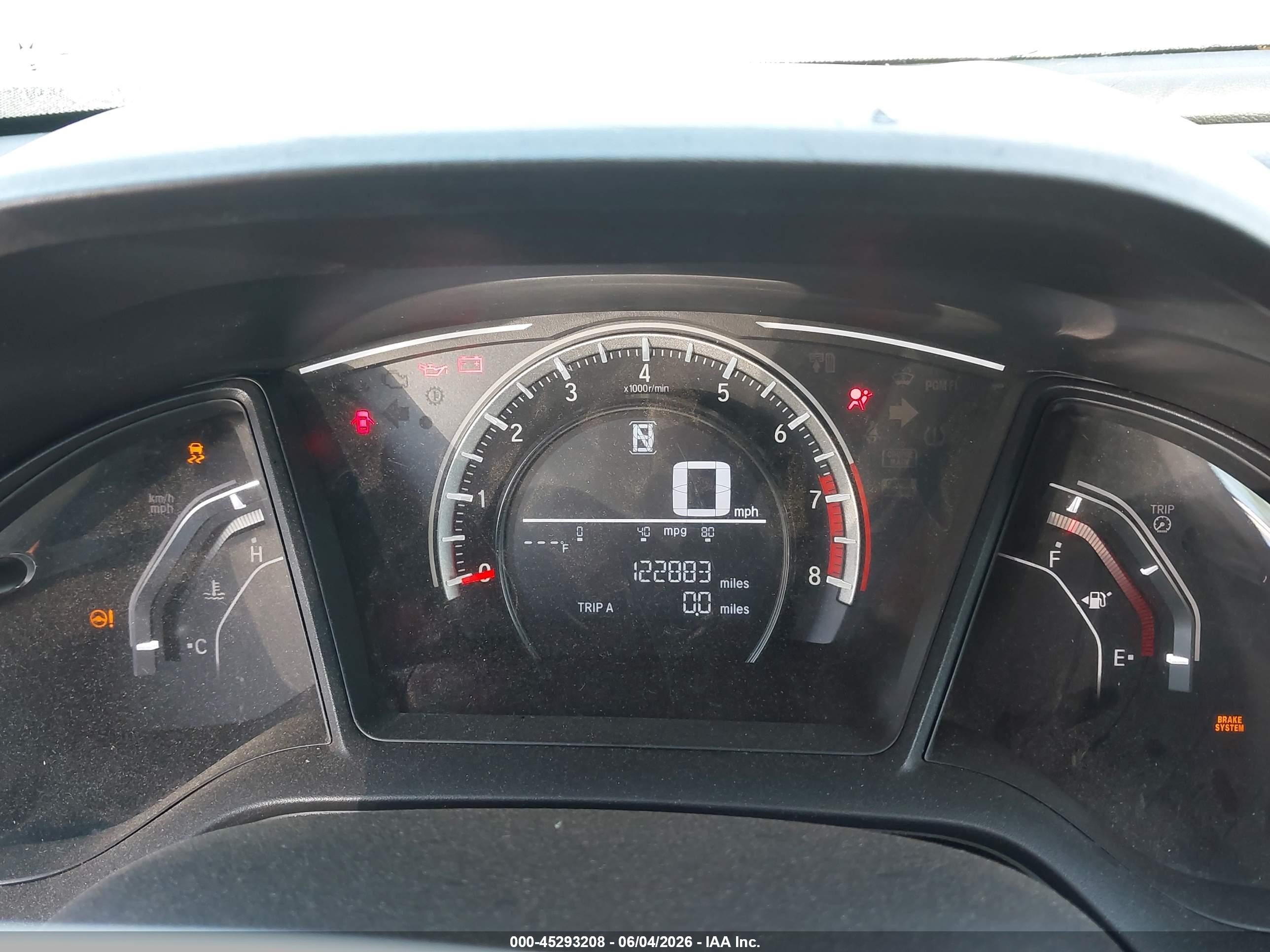 2018 Honda Civic Lx Gray vin: 2HGFC2F57JH519030