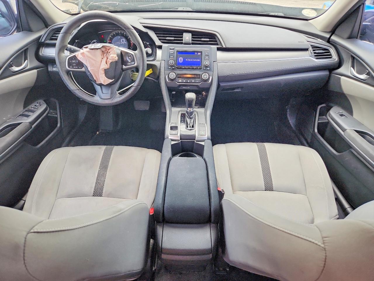 2018 Honda Civic Lx Gray vin: 2HGFC2F57JH569765