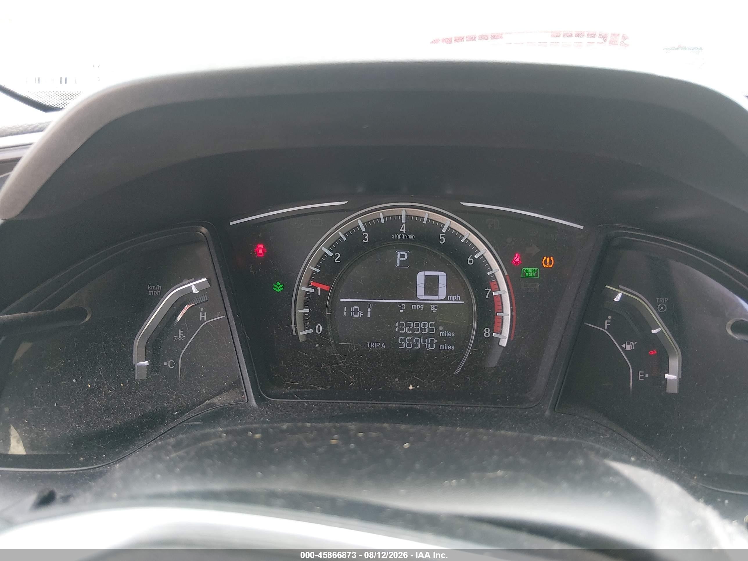 2018 Honda Civic Lx White vin: 2HGFC2F57JH601663