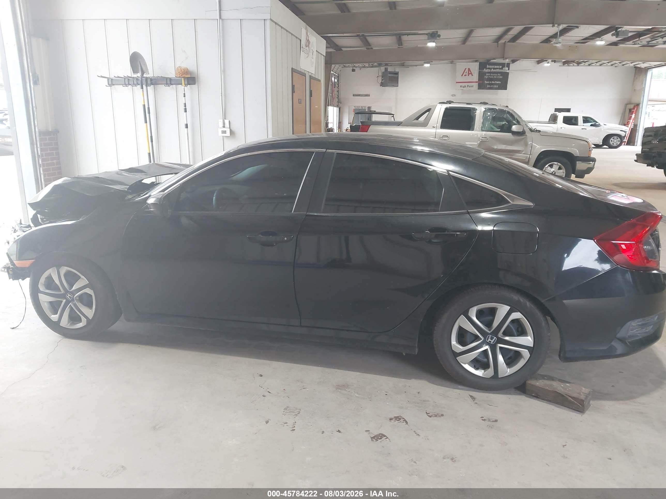 2016 Honda Civic Lx Black vin: 2HGFC2F58GH538906