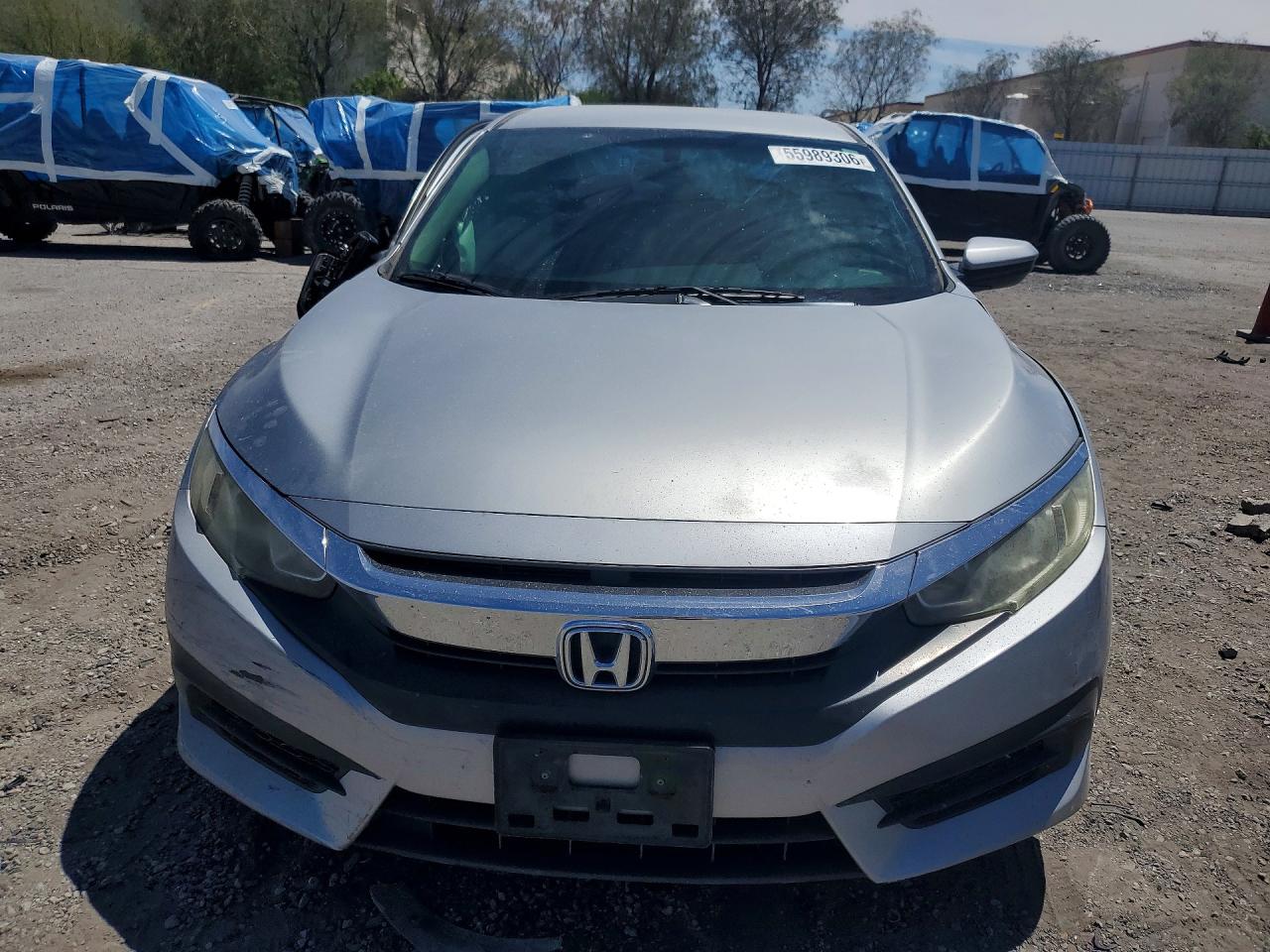 2016 Honda Civic Lx Silver vin: 2HGFC2F58GH572196
